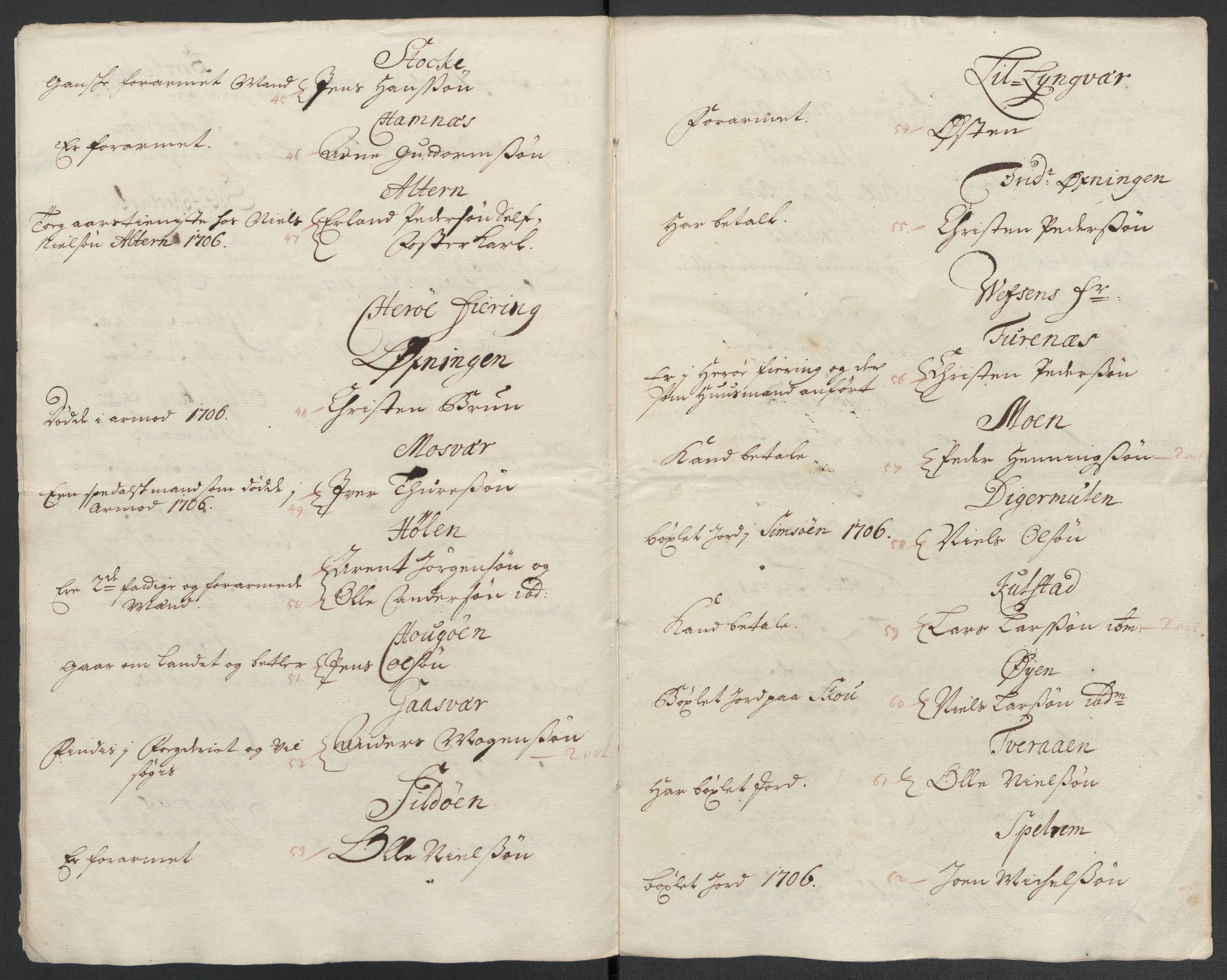 Rentekammeret inntil 1814, Reviderte regnskaper, Fogderegnskap, RA/EA-4092/R65/L4509: Fogderegnskap Helgeland, 1706-1707, s. 286