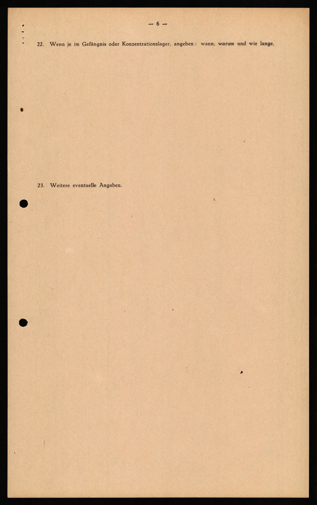 Forsvaret, Forsvarets overkommando II, AV/RA-RAFA-3915/D/Db/L0025: CI Questionaires. Tyske okkupasjonsstyrker i Norge. Tyskere., 1945-1946, s. 38