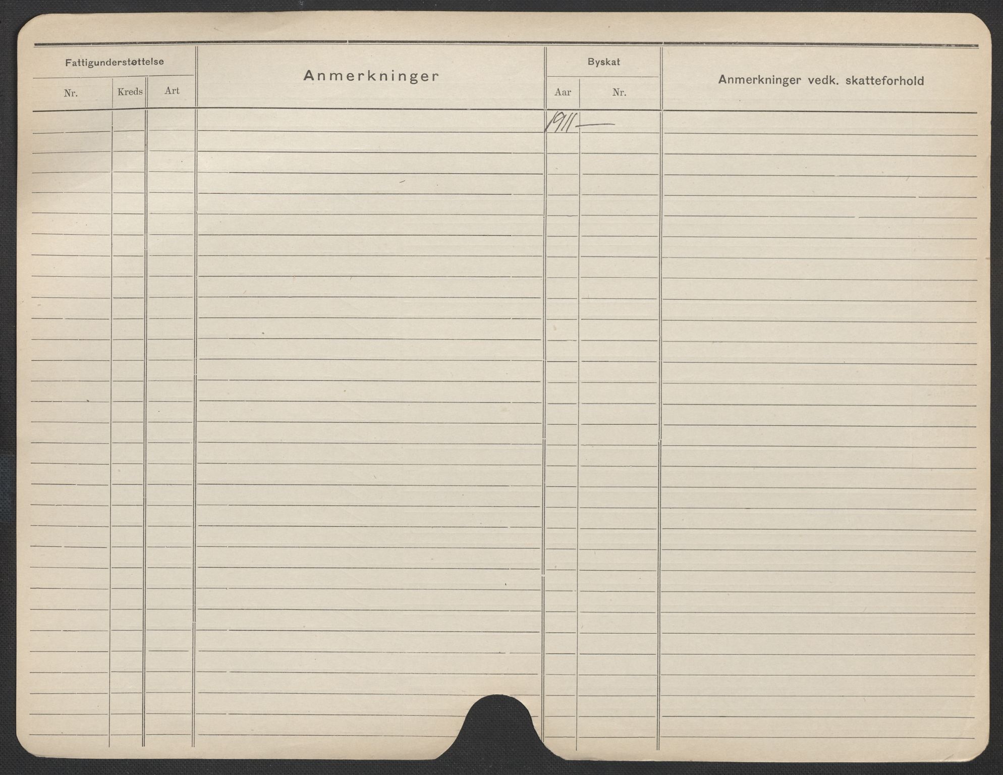 Oslo folkeregister, Registerkort, SAO/A-11715/F/Fa/Fac/L0015: Kvinner, 1906-1914, s. 651b