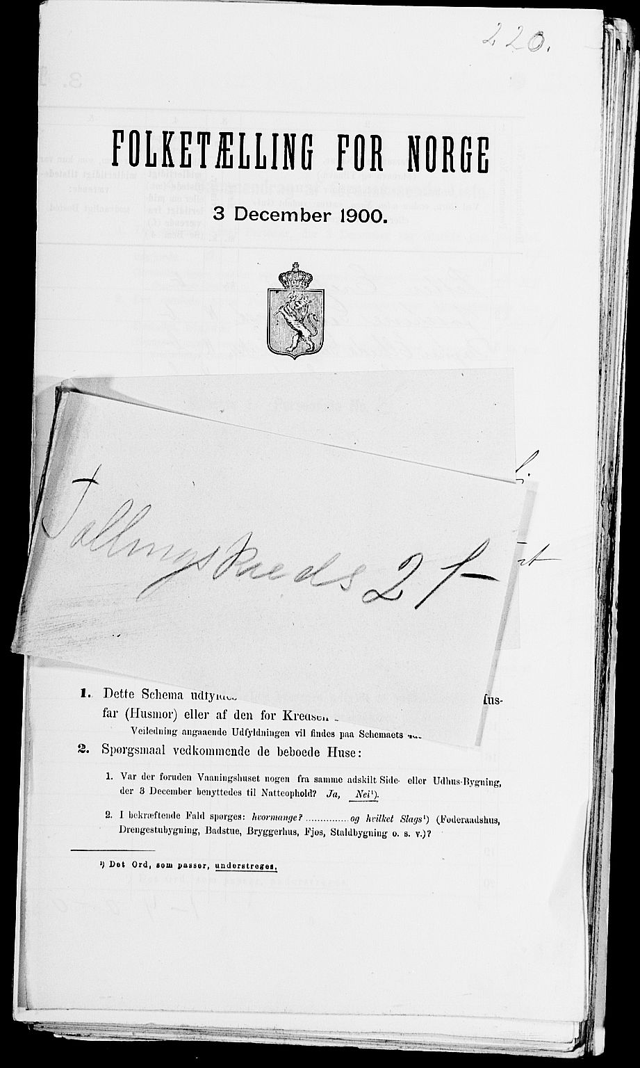 SAK, Folketelling 1900 for 1012 Oddernes herred, 1900, s. 451