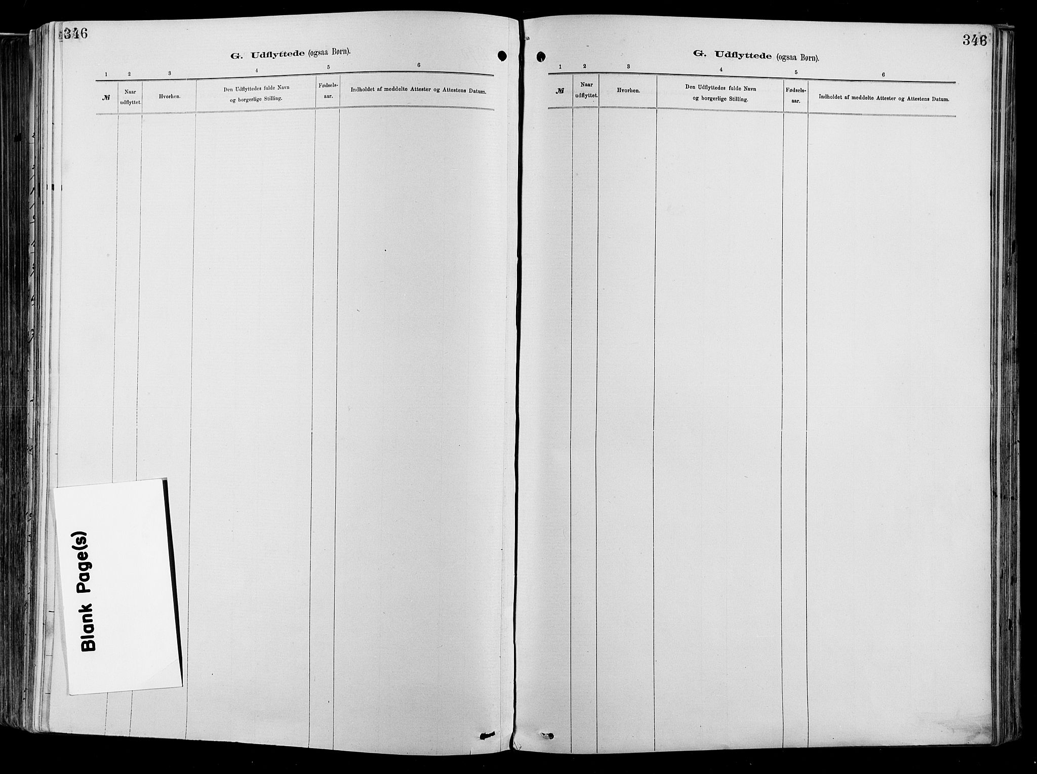 Garnisonsmenigheten Kirkebøker, SAO/A-10846/F/Fa/L0012: Ministerialbok nr. 12, 1880-1893, s. 346