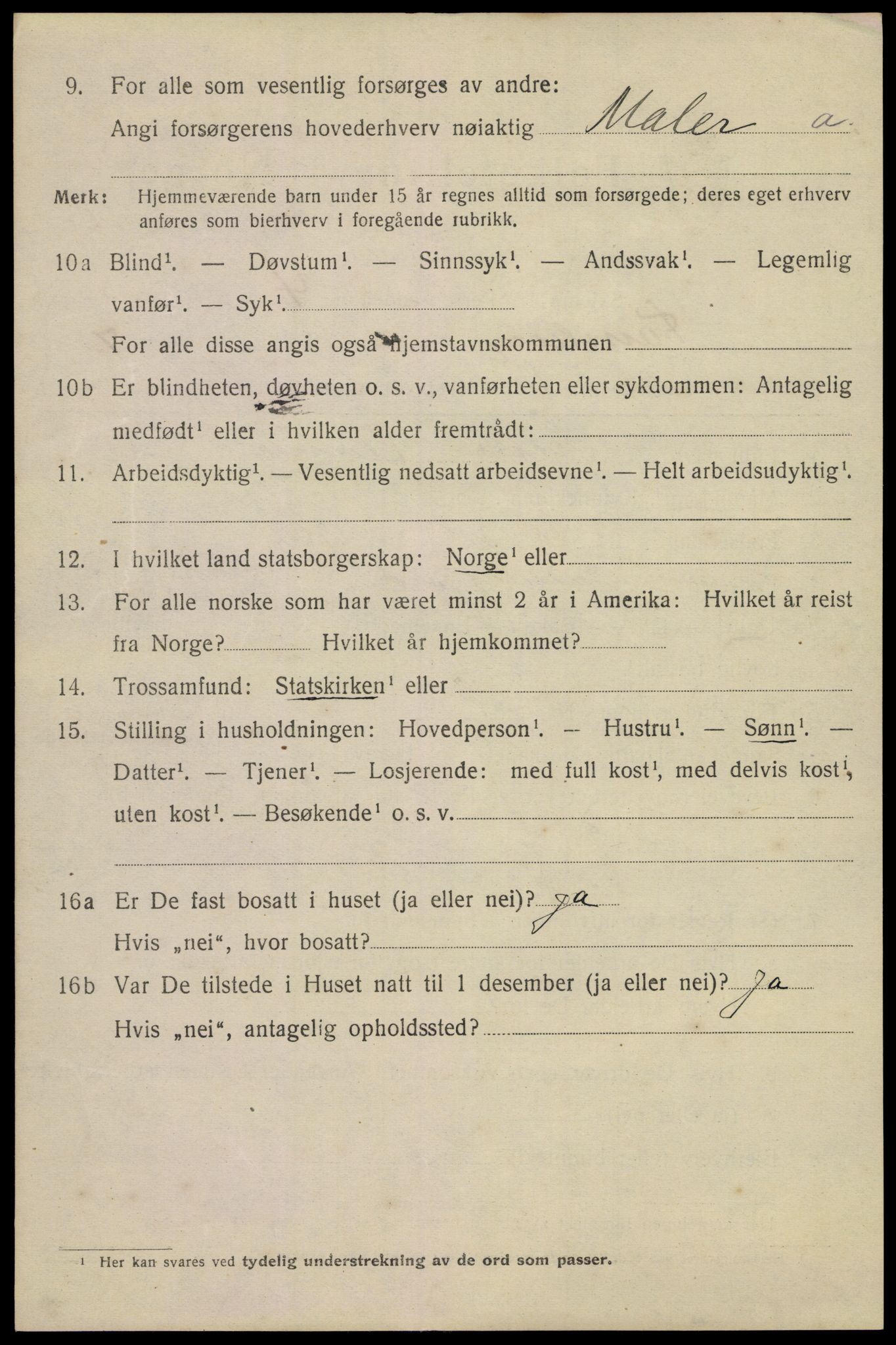 SAKO, Folketelling 1920 for 0705 Tønsberg kjøpstad, 1920, s. 15646