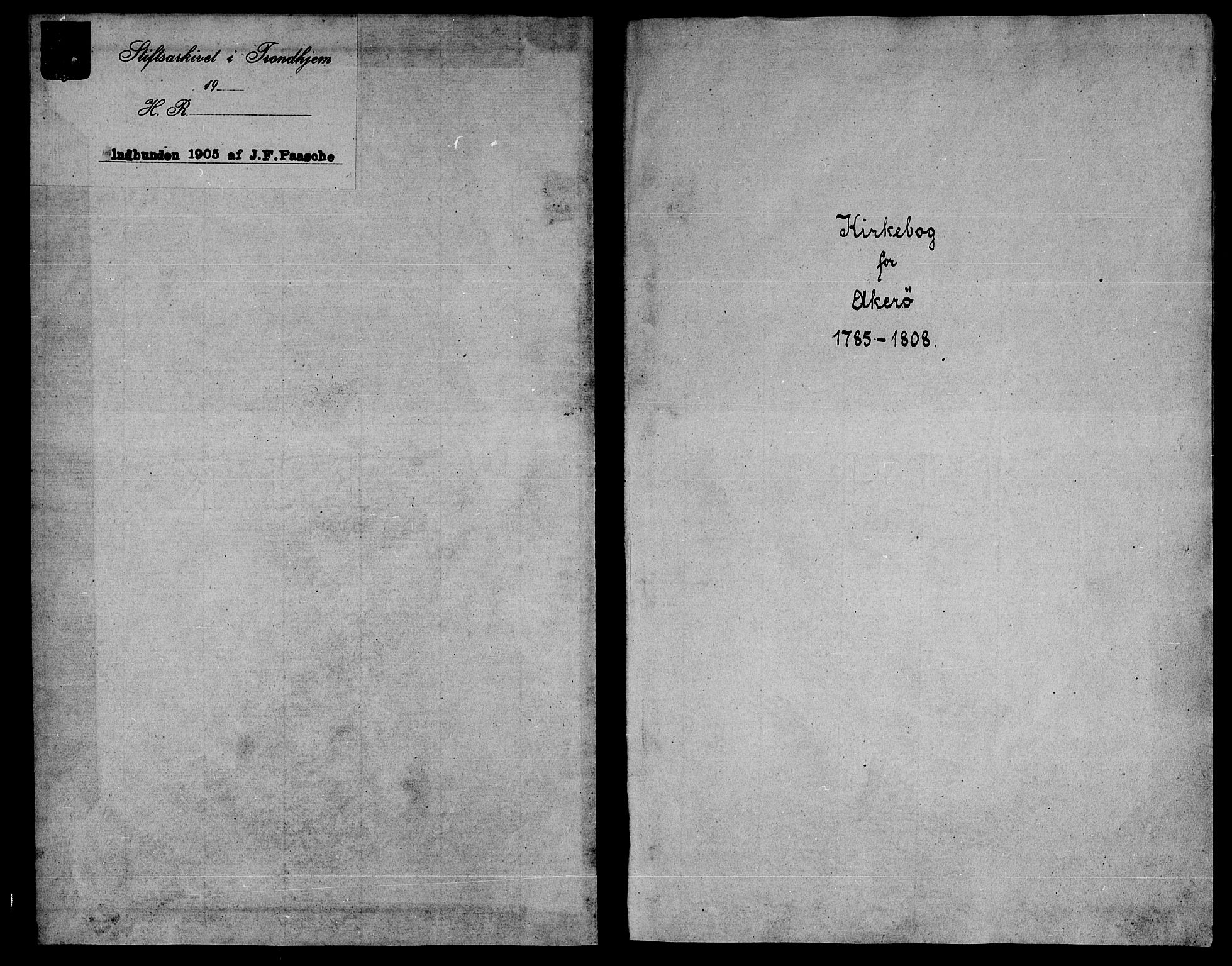 Ministerialprotokoller, klokkerbøker og fødselsregistre - Møre og Romsdal, AV/SAT-A-1454/560/L0717: Ministerialbok nr. 560A01, 1785-1808