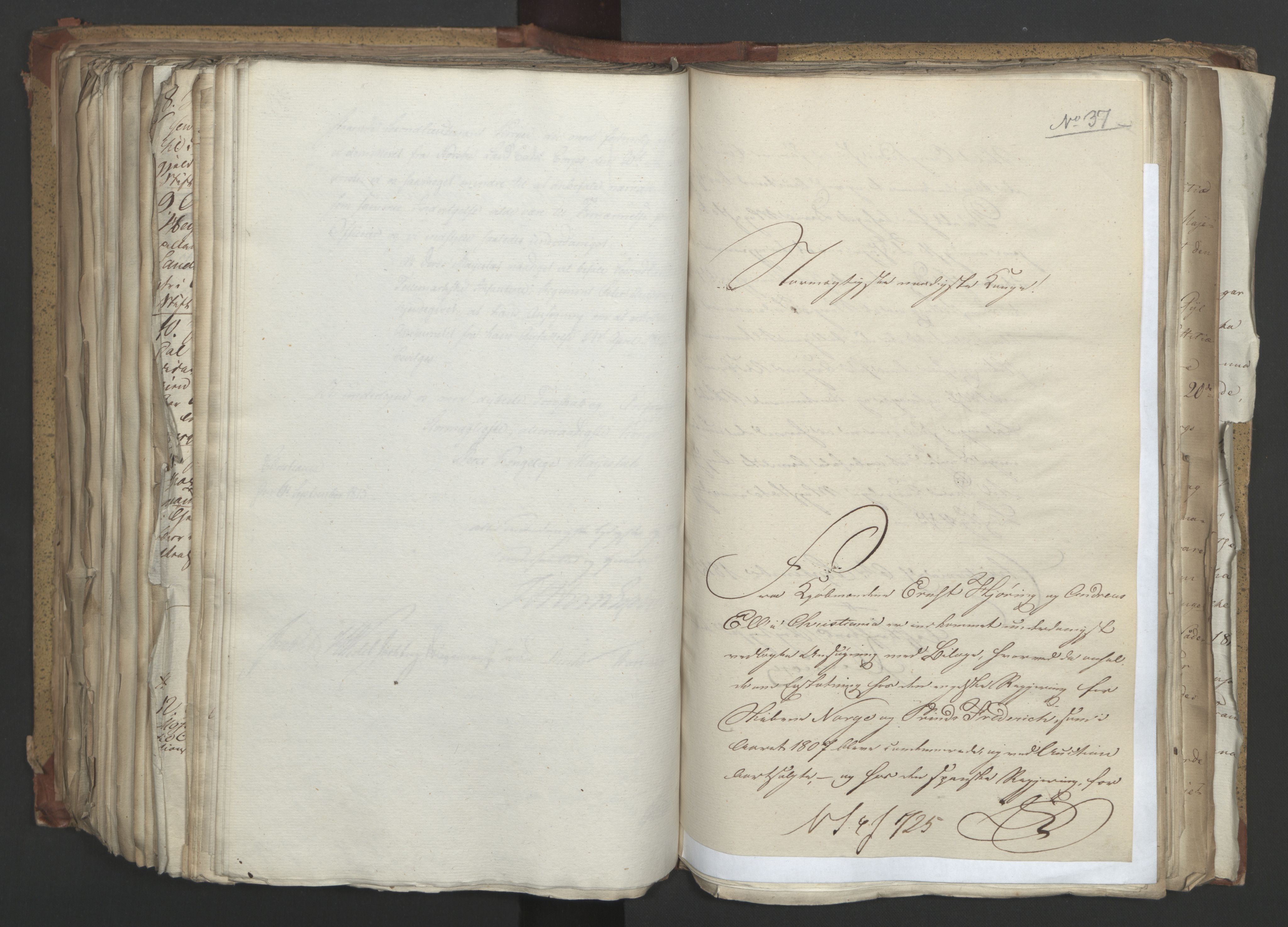 Statsrådsavdelingen i Stockholm, AV/RA-S-1003/D/Da/L0003: Regjeringsinnstillinger nr. 519-787, 1815, s. 438