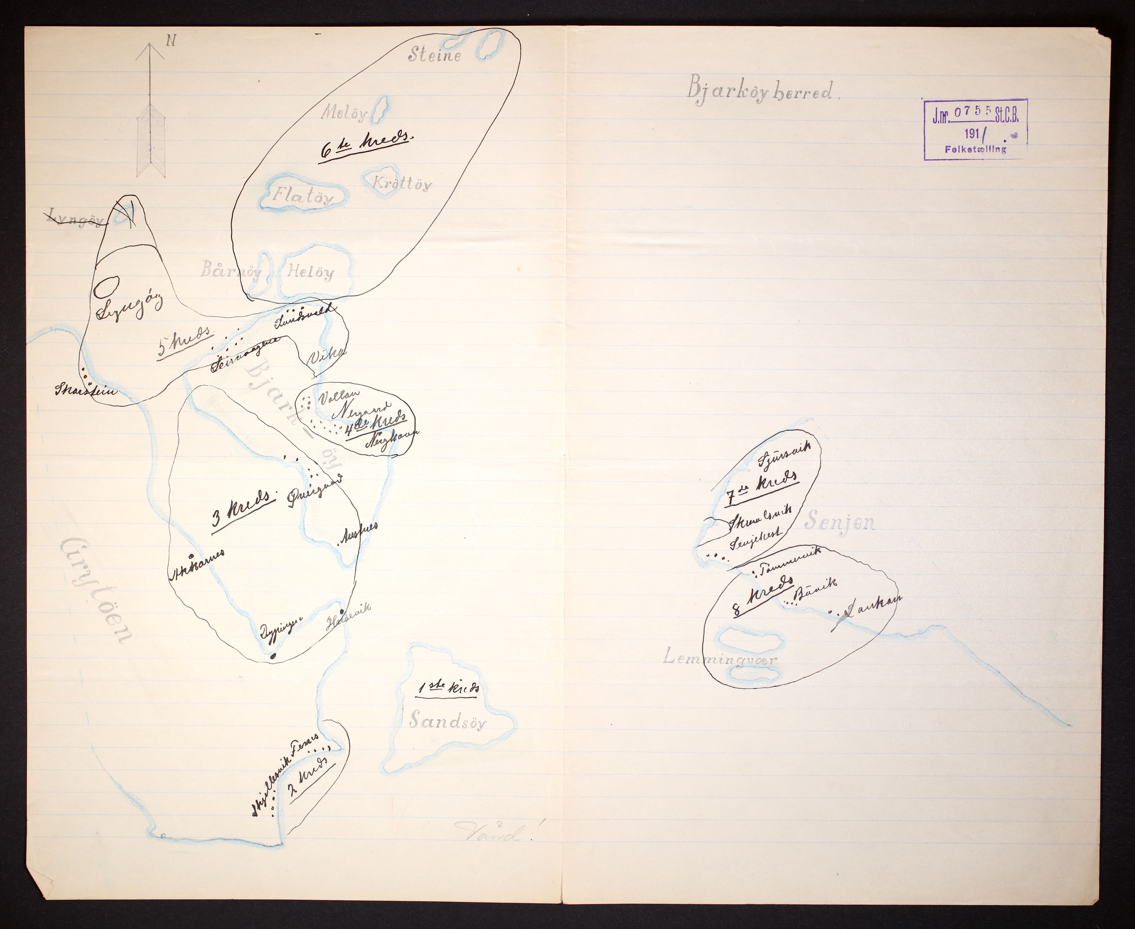 RA, Folketelling 1910 for 1915 Bjarkøy herred, 1910, s. 28