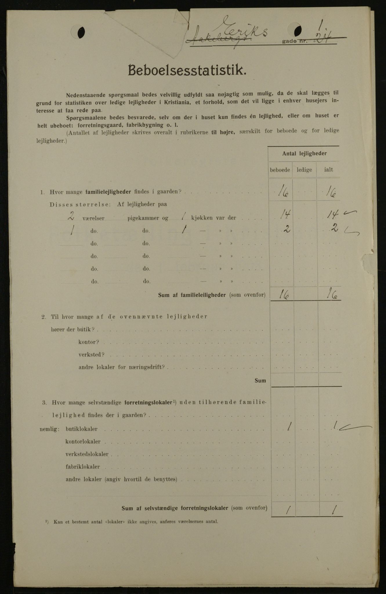 OBA, Kommunal folketelling 1.2.1908 for Kristiania kjøpstad, 1908, s. 17947