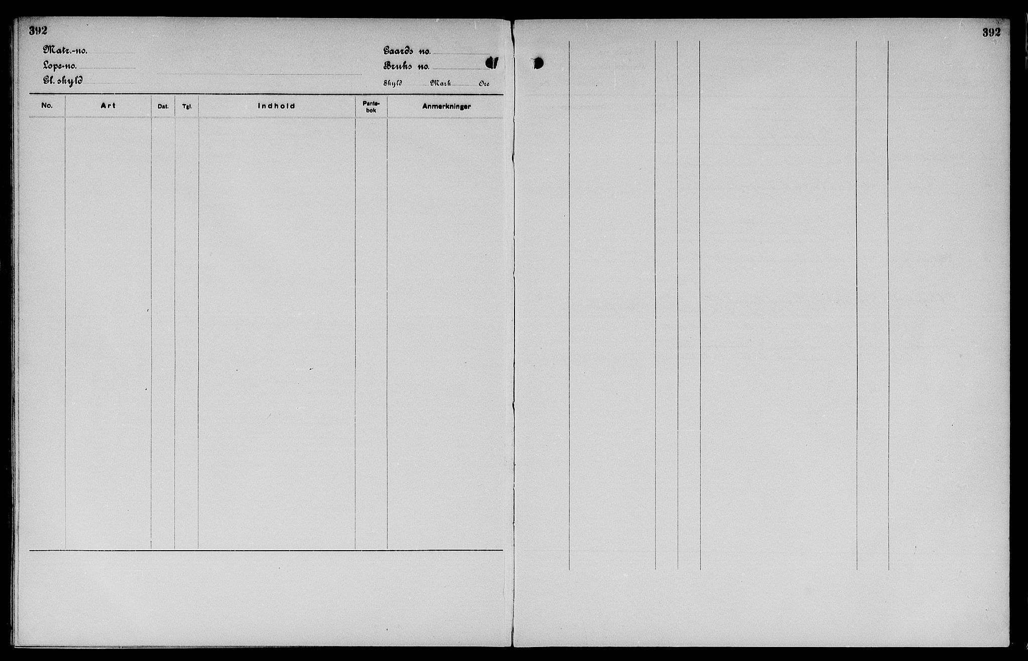 Vinger og Odal sorenskriveri, SAH/TING-022/H/Ha/Hac/Hacc/L0009: Panteregister nr. 3.9, 1923, s. 392