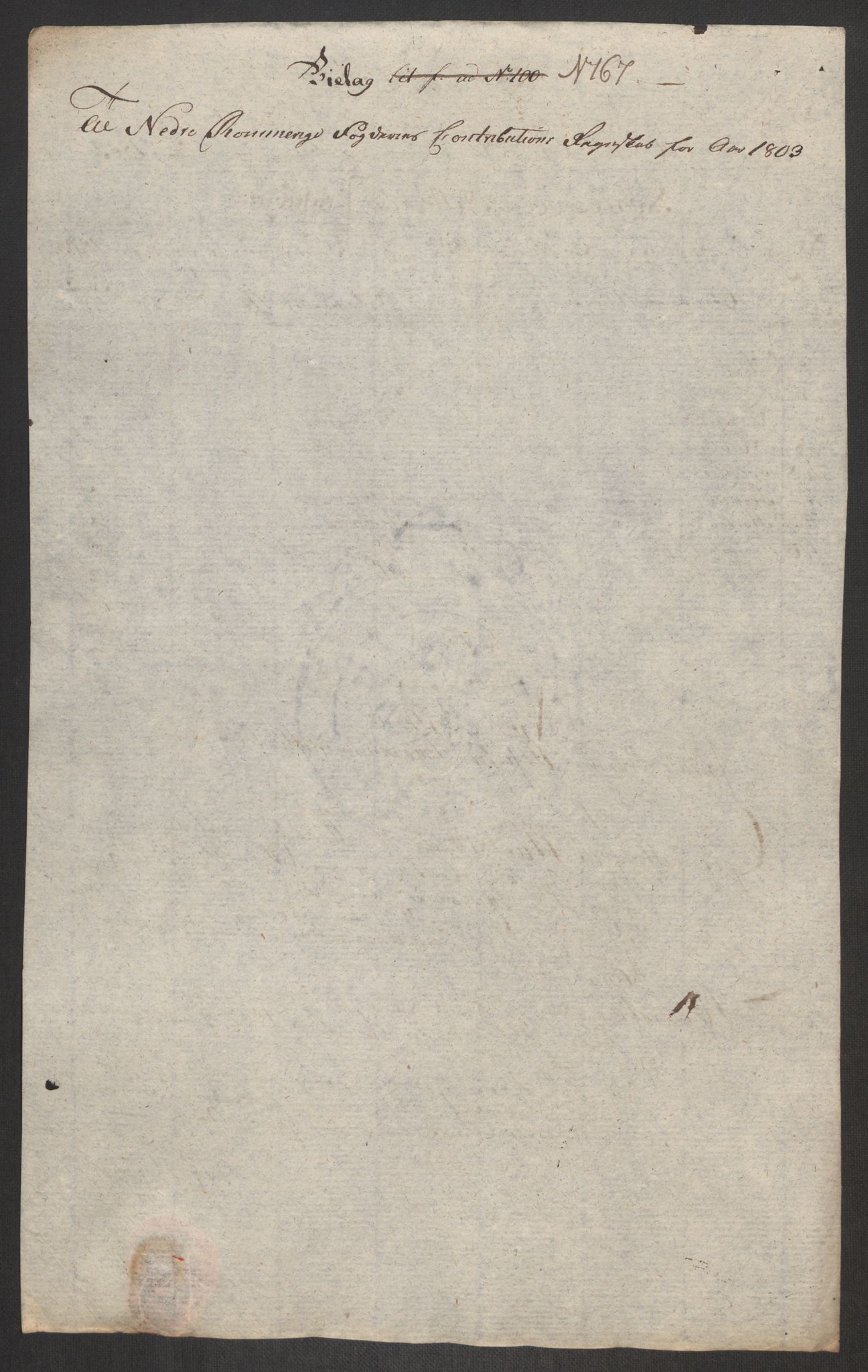 Rentekammeret inntil 1814, Reviderte regnskaper, Fogderegnskap, RA/EA-4092/R11/L0679: Fogderegnskap Nedre Romerike, 1803, s. 452
