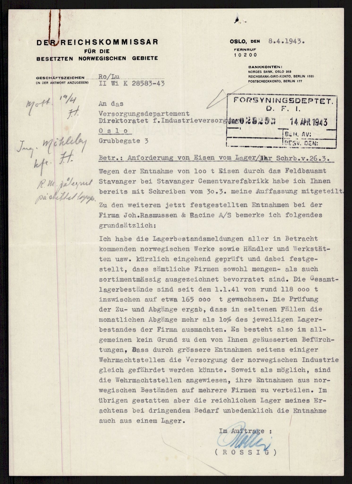 Direktoratet for industriforsyning, Sekretariatet, RA/S-4153/D/Df/L0056: 9. Metallkontoret, 1940-1945, s. 782