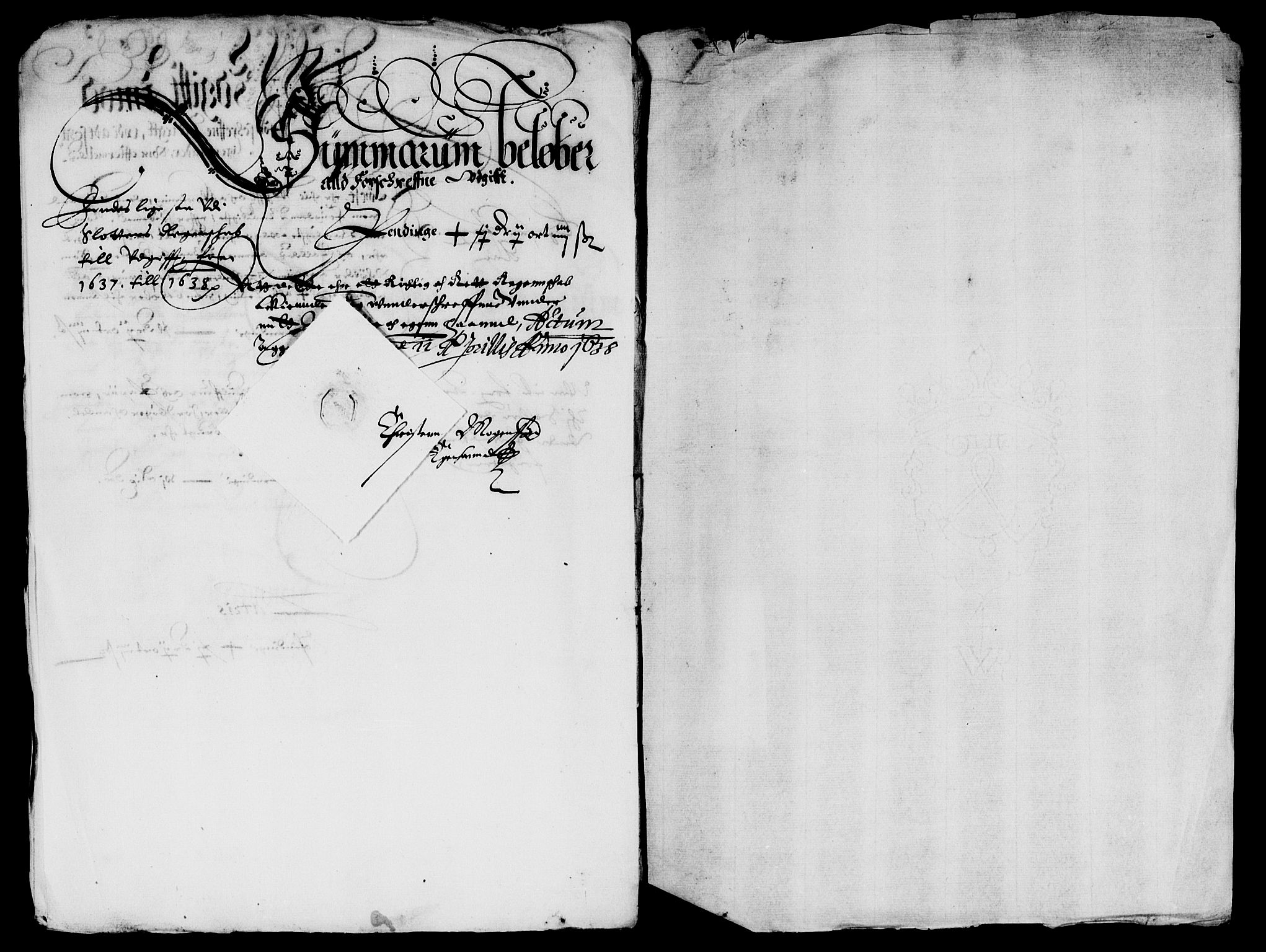 Rentekammeret inntil 1814, Reviderte regnskaper, Lensregnskaper, RA/EA-5023/R/Rb/Rba/L0132: Akershus len, 1635-1638