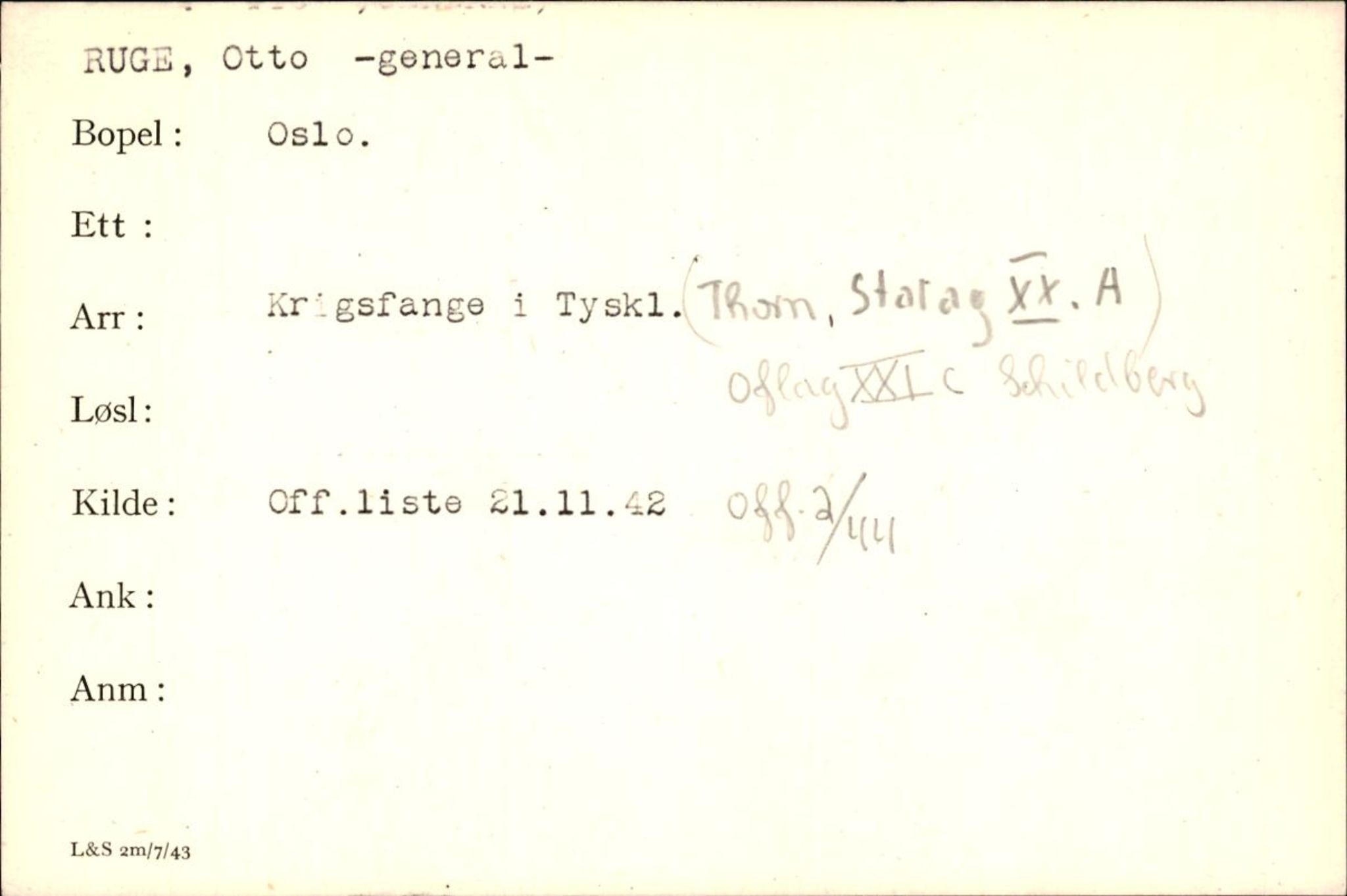 Forsvaret, Forsvarets krigshistoriske avdeling, AV/RA-RAFA-2017/Y/Yf/L0200: II-C-11-2102  -  Norske krigsfanger i Tyskland, 1940-1945, s. 861