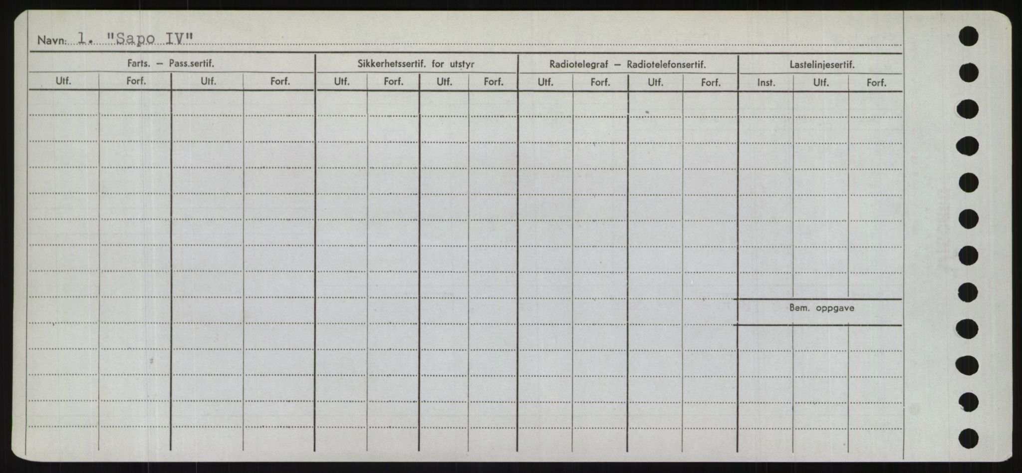 Sjøfartsdirektoratet med forløpere, Skipsmålingen, RA/S-1627/H/Hd/L0032: Fartøy, San-Seve, s. 182