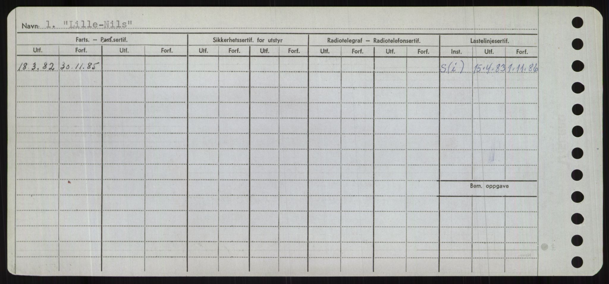 Sjøfartsdirektoratet med forløpere, Skipsmålingen, AV/RA-S-1627/H/Hc/L0001: Lektere, A-Y, s. 284