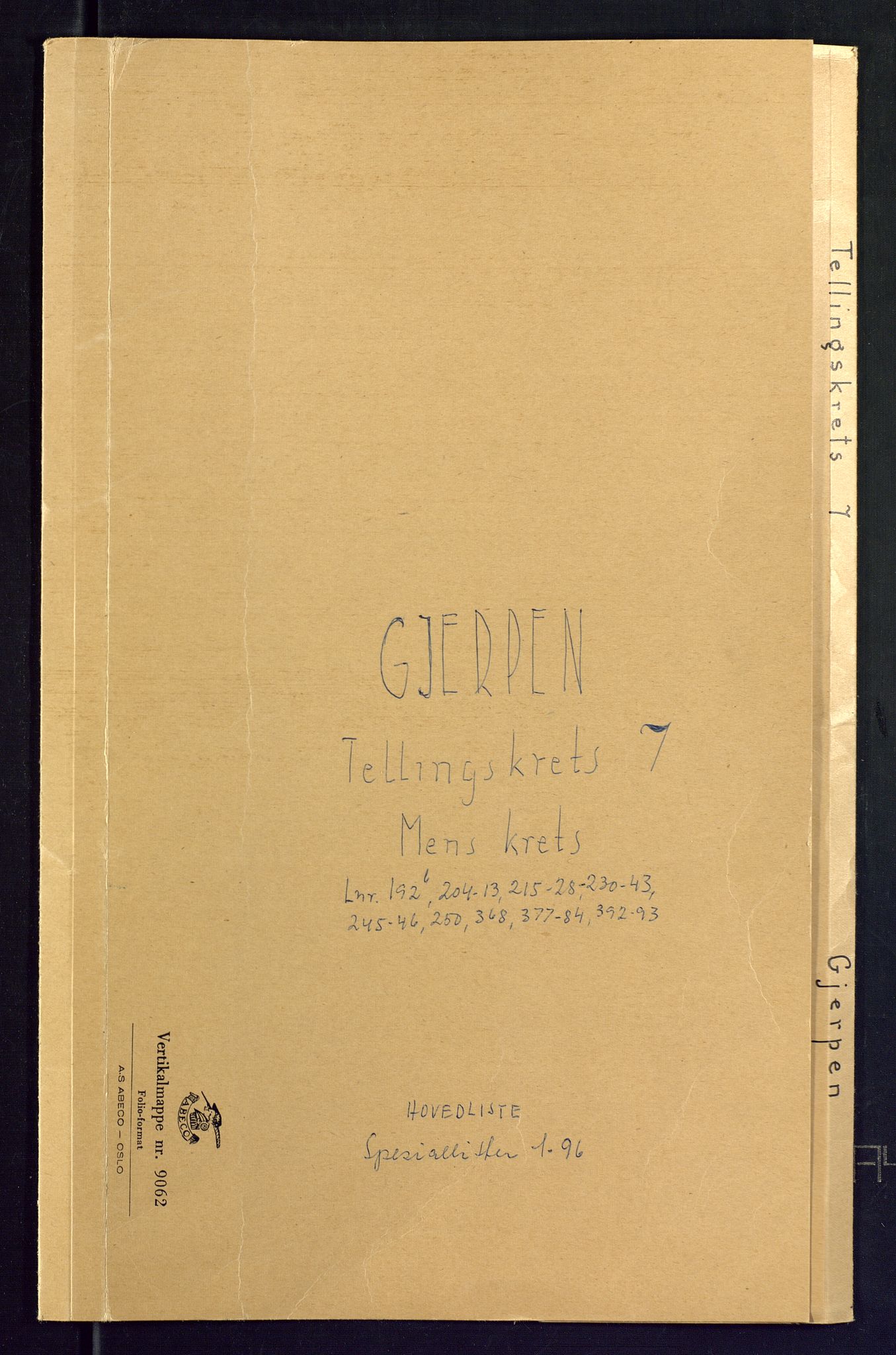 SAKO, Folketelling 1875 for 0812P Gjerpen prestegjeld, 1875, s. 24