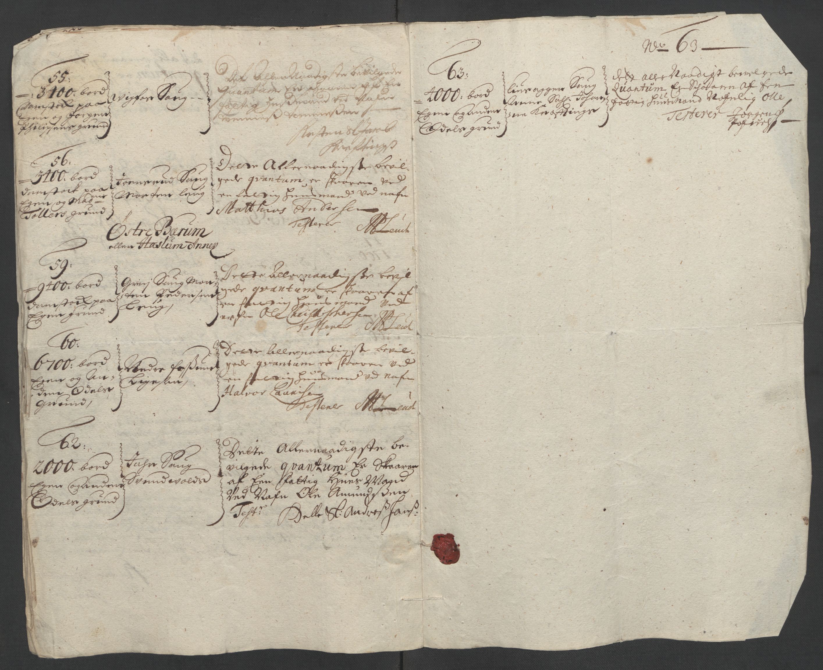 Rentekammeret inntil 1814, Reviderte regnskaper, Fogderegnskap, RA/EA-4092/R10/L0443: Fogderegnskap Aker og Follo, 1700, s. 85