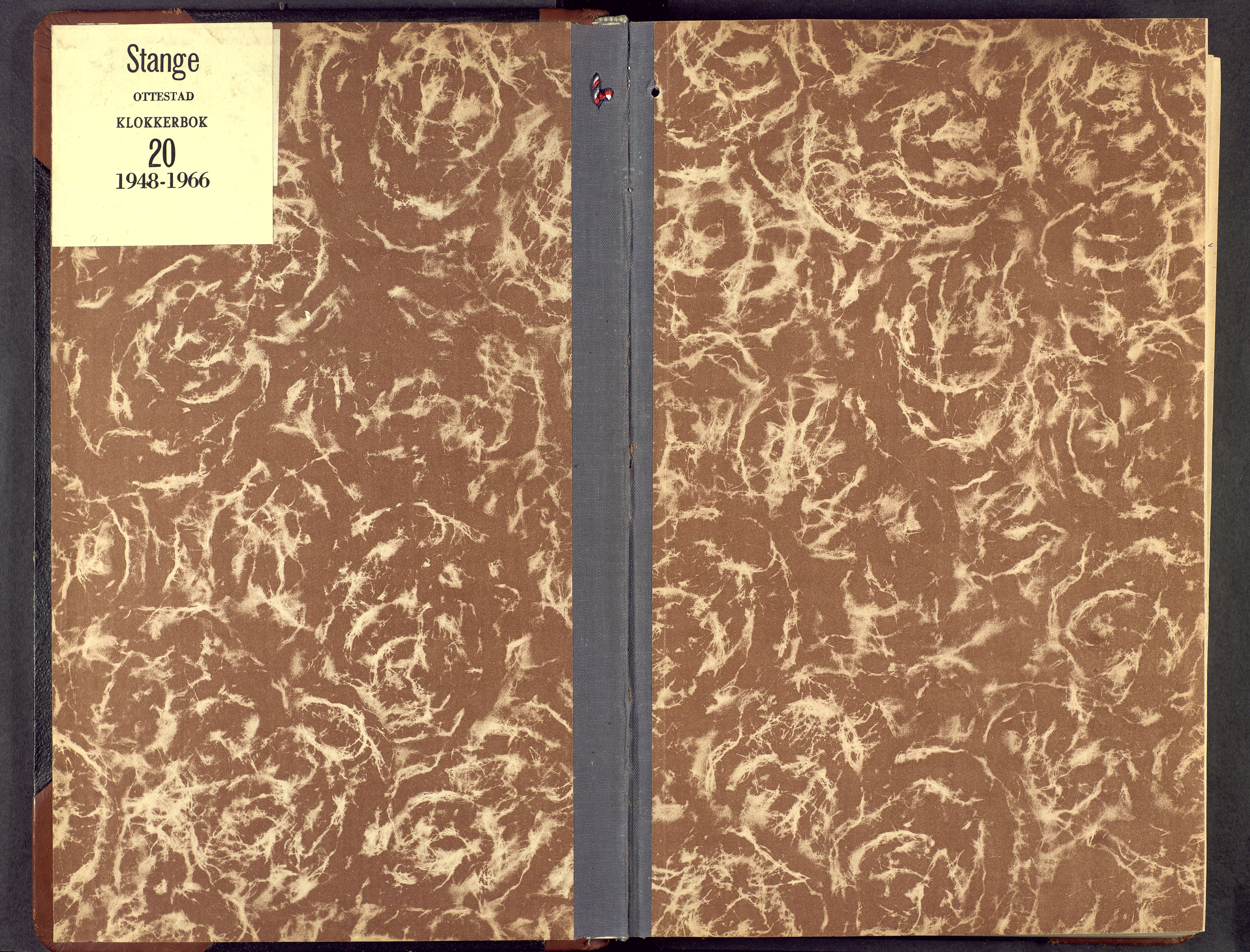 Stange prestekontor, SAH/PREST-002/L/L0023: Klokkerbok nr. 23, 1948-1966