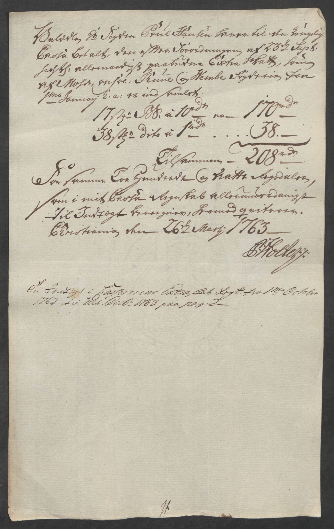 Rentekammeret inntil 1814, Reviderte regnskaper, Fogderegnskap, AV/RA-EA-4092/R04/L0261: Ekstraskatten Moss, Onsøy, Tune, Veme og Åbygge, 1763, s. 336