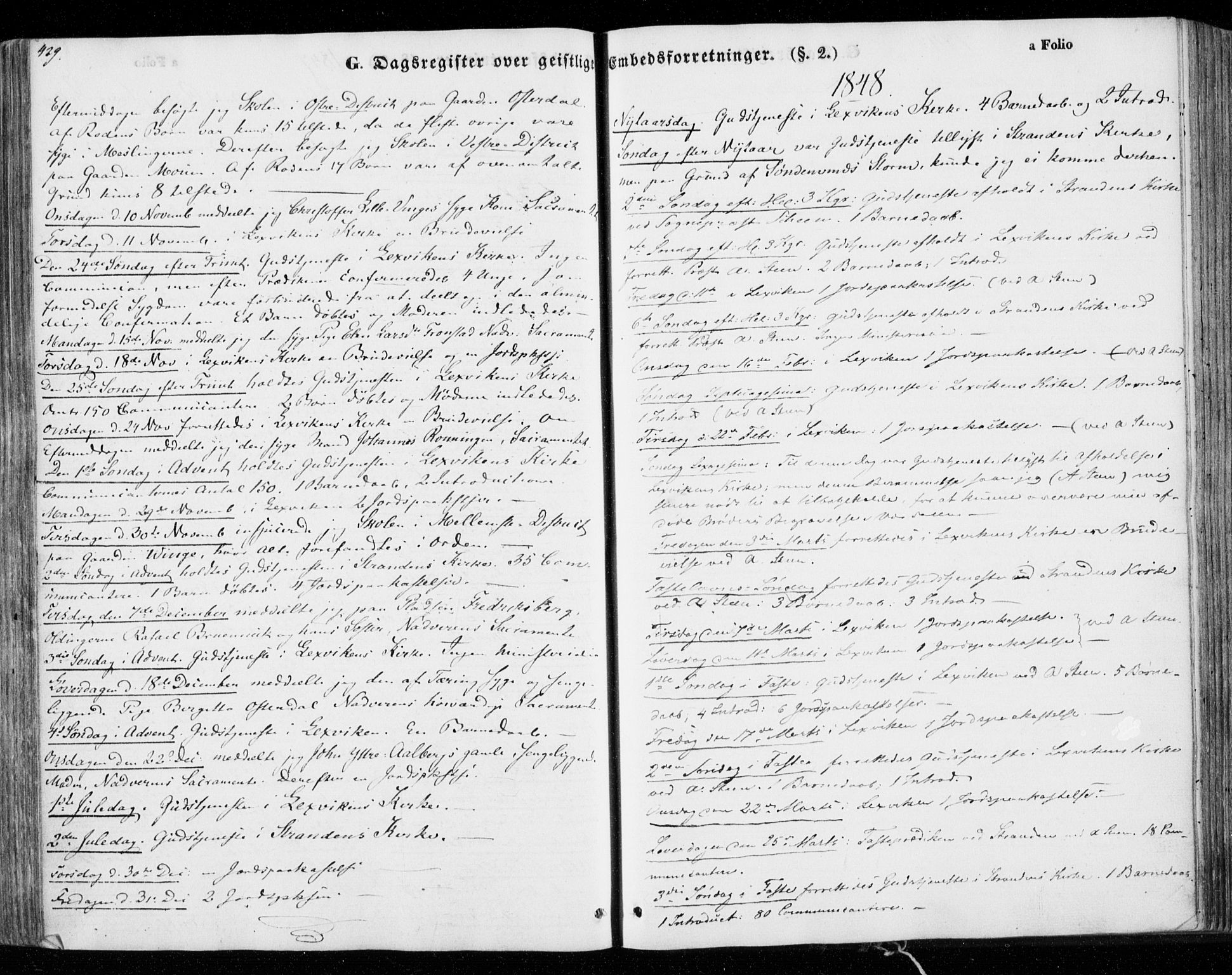 Ministerialprotokoller, klokkerbøker og fødselsregistre - Nord-Trøndelag, AV/SAT-A-1458/701/L0007: Ministerialbok nr. 701A07 /1, 1842-1854, s. 429
