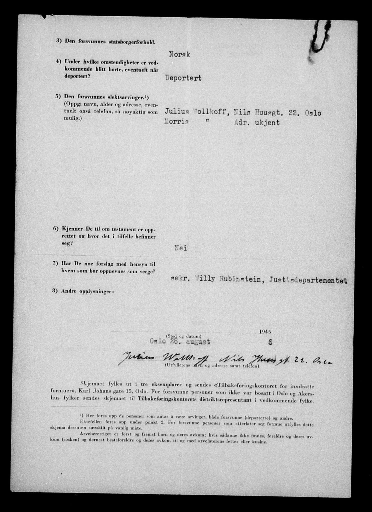 Justisdepartementet, Tilbakeføringskontoret for inndratte formuer, AV/RA-S-1564/H/Hc/Hcc/L0986: --, 1945-1947, s. 617