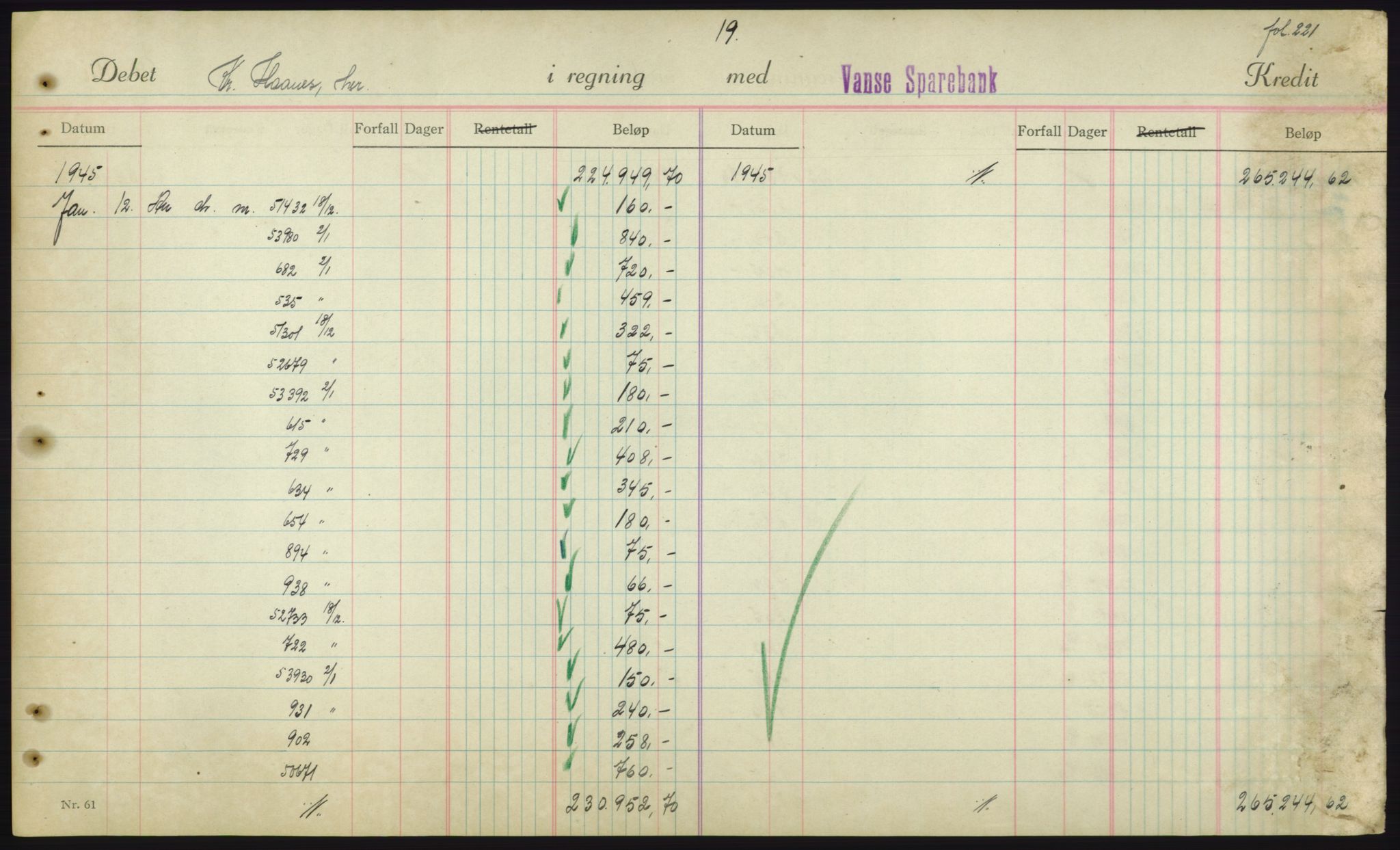 Forsvarsdepartementet, 10. kontor / Oppgjørskontoret, AV/RA-RAFA-1225/D/Db/L0180: Lista oppgjørskontor, 1942-1952, s. 2023