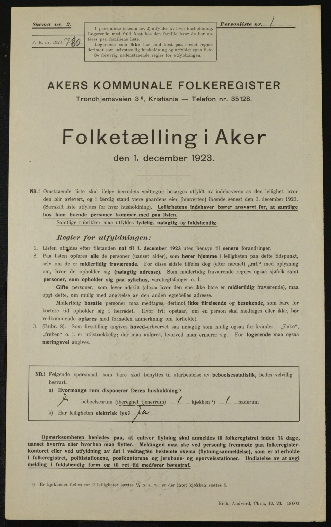 , Kommunal folketelling 1.12.1923 for Aker, 1923, s. 11867