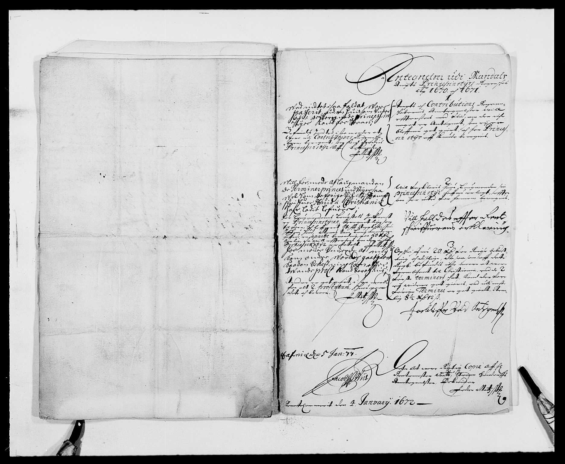 Rentekammeret inntil 1814, Reviderte regnskaper, Fogderegnskap, RA/EA-4092/R42/L2539: Mandal fogderi, 1671-1675, s. 62