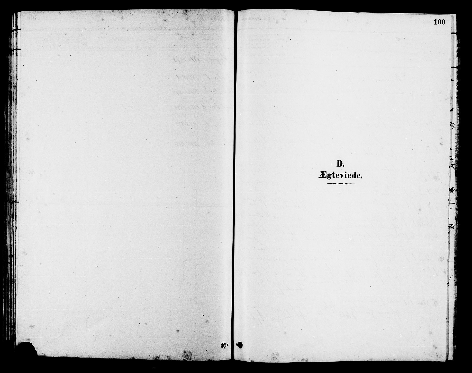 Hjelmeland sokneprestkontor, SAST/A-101843/01/V/L0007: Klokkerbok nr. B 7, 1880-1909, s. 100