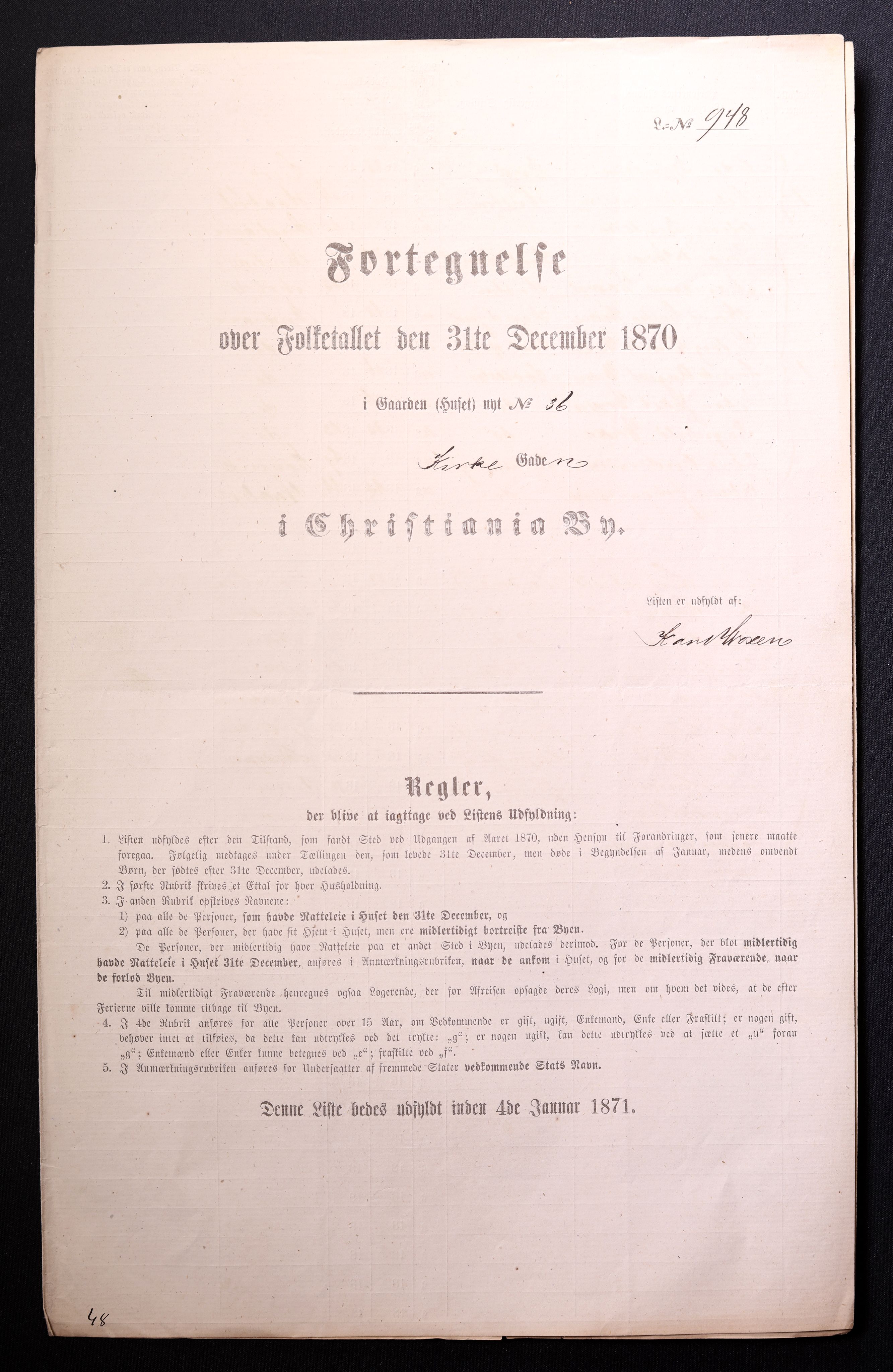 RA, Folketelling 1870 for 0301 Kristiania kjøpstad, 1870, s. 1512