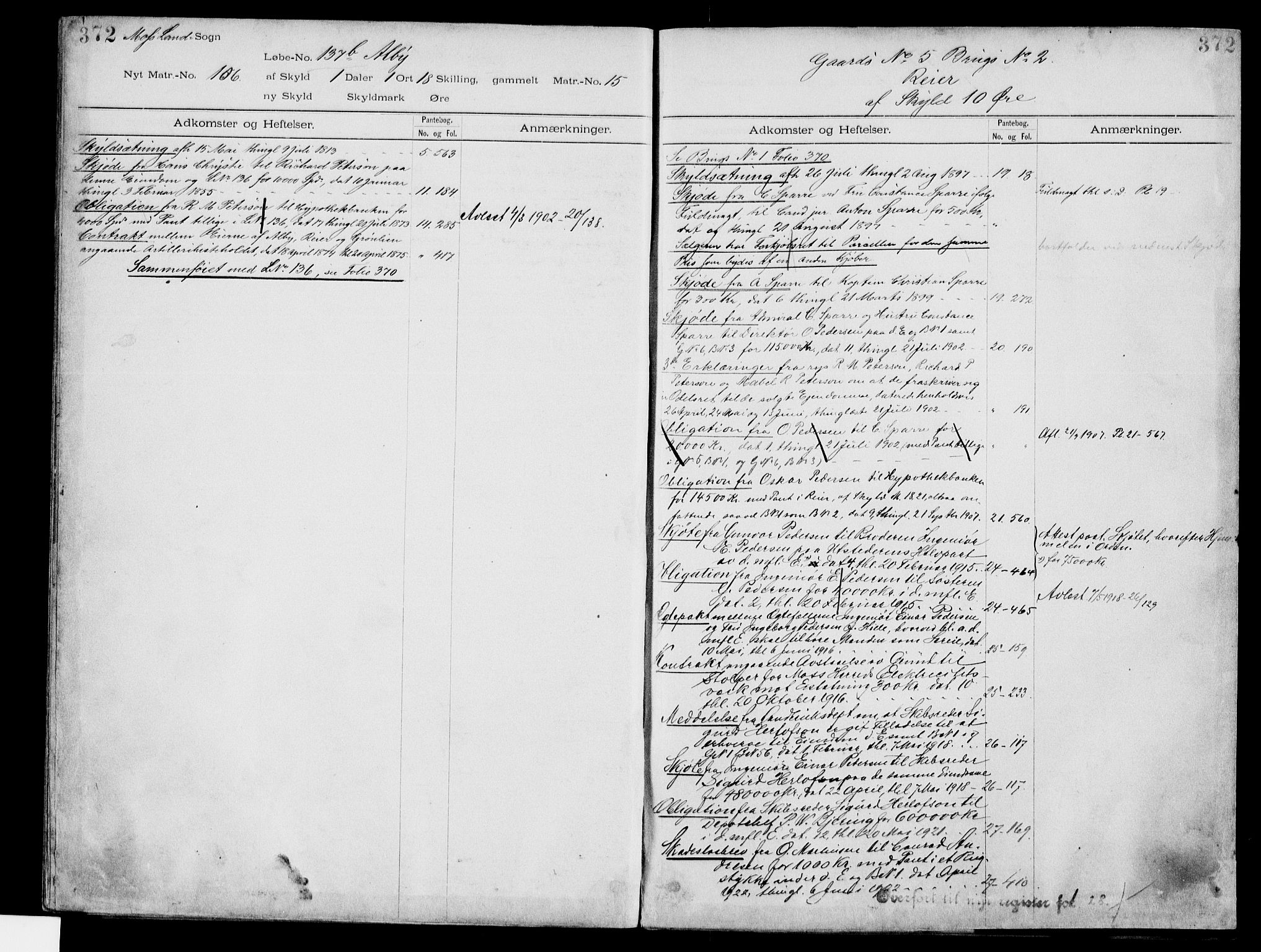 Moss sorenskriveri, SAO/A-10168: Panteregister nr. IV 3b, 1769-1926, s. 372