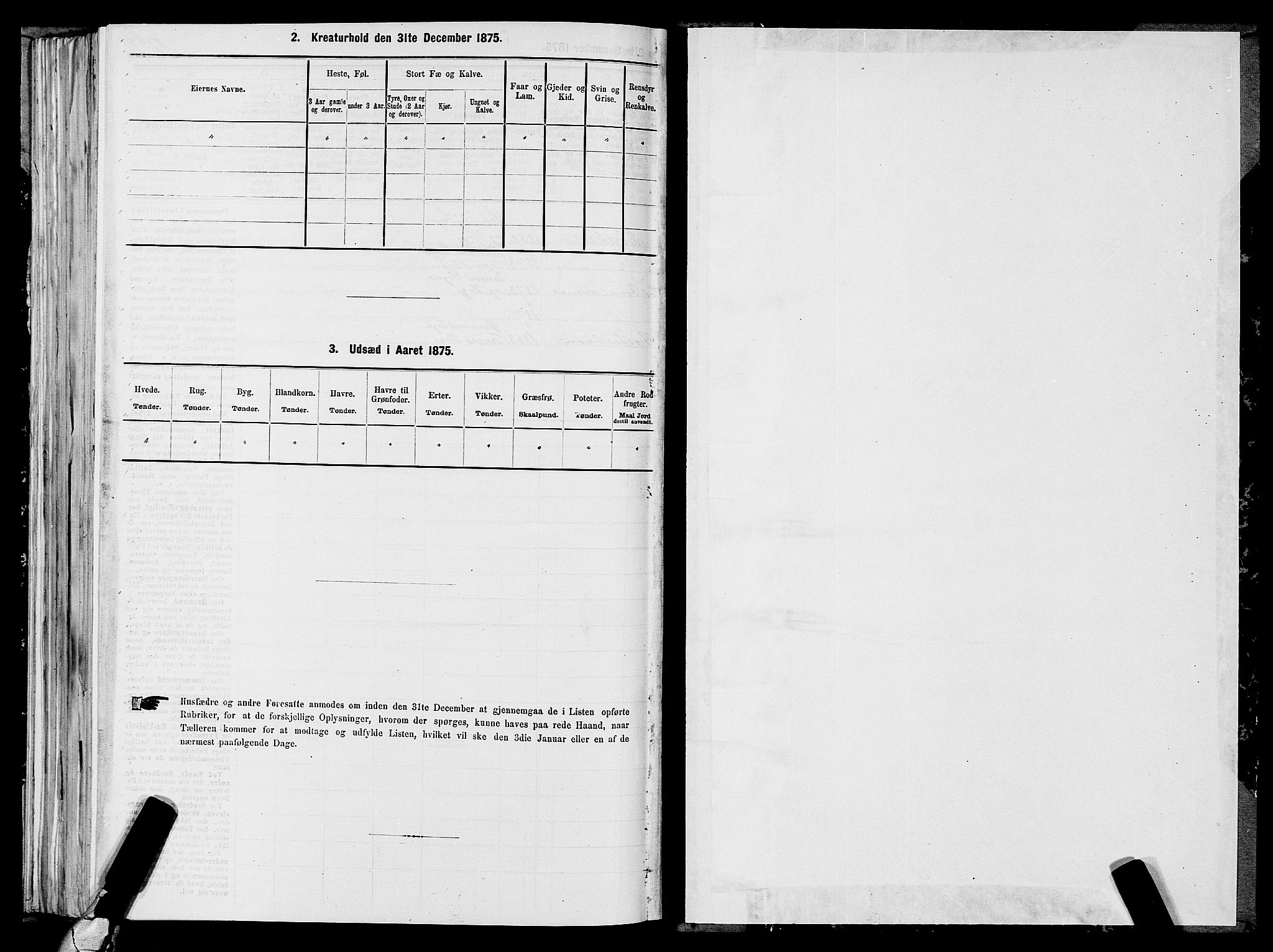 SATØ, Folketelling 1875 for 2025P Tana prestegjeld, 1875