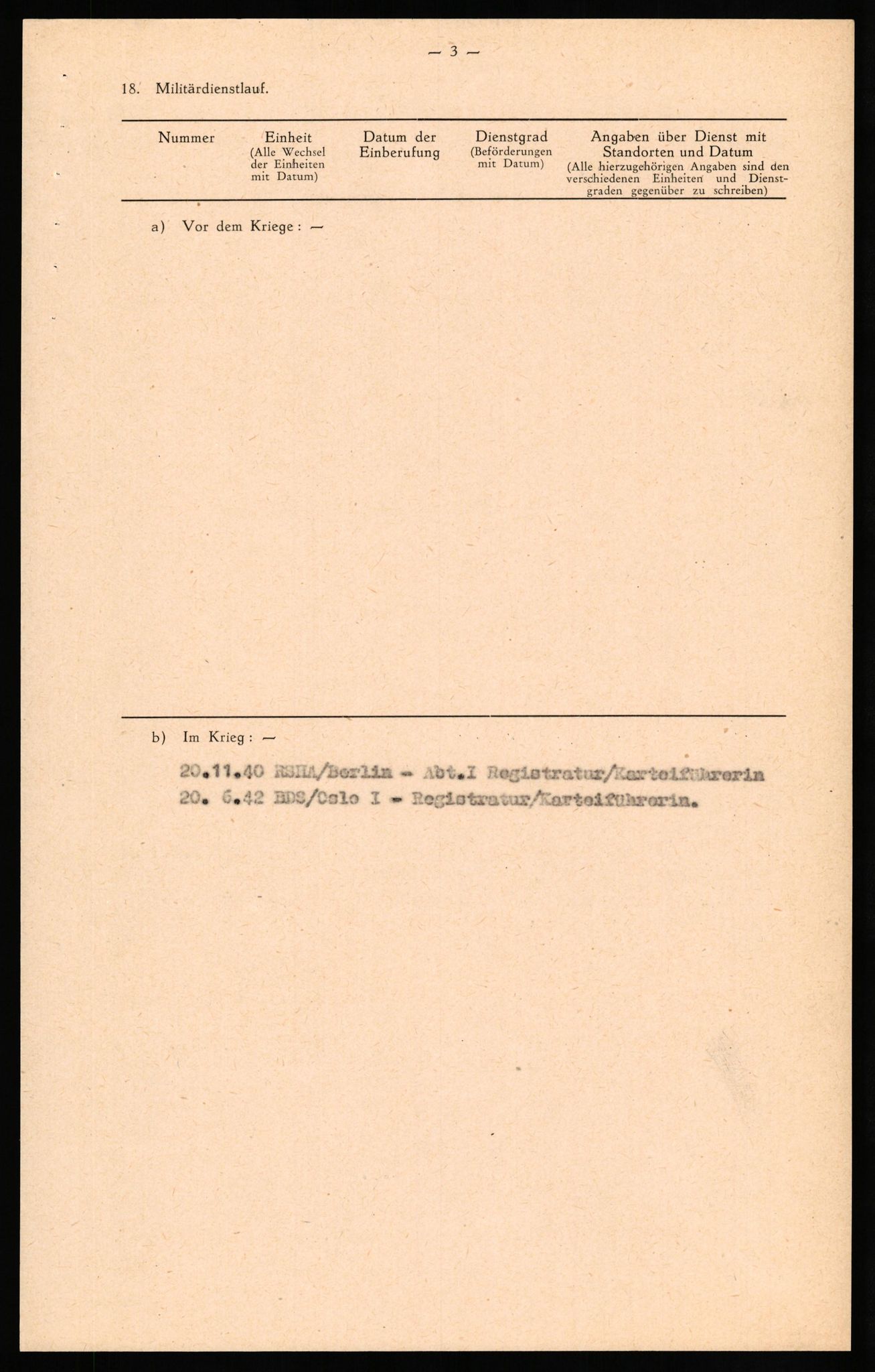 Forsvaret, Forsvarets overkommando II, AV/RA-RAFA-3915/D/Db/L0029: CI Questionaires. Tyske okkupasjonsstyrker i Norge. Tyskere., 1945-1946, s. 69