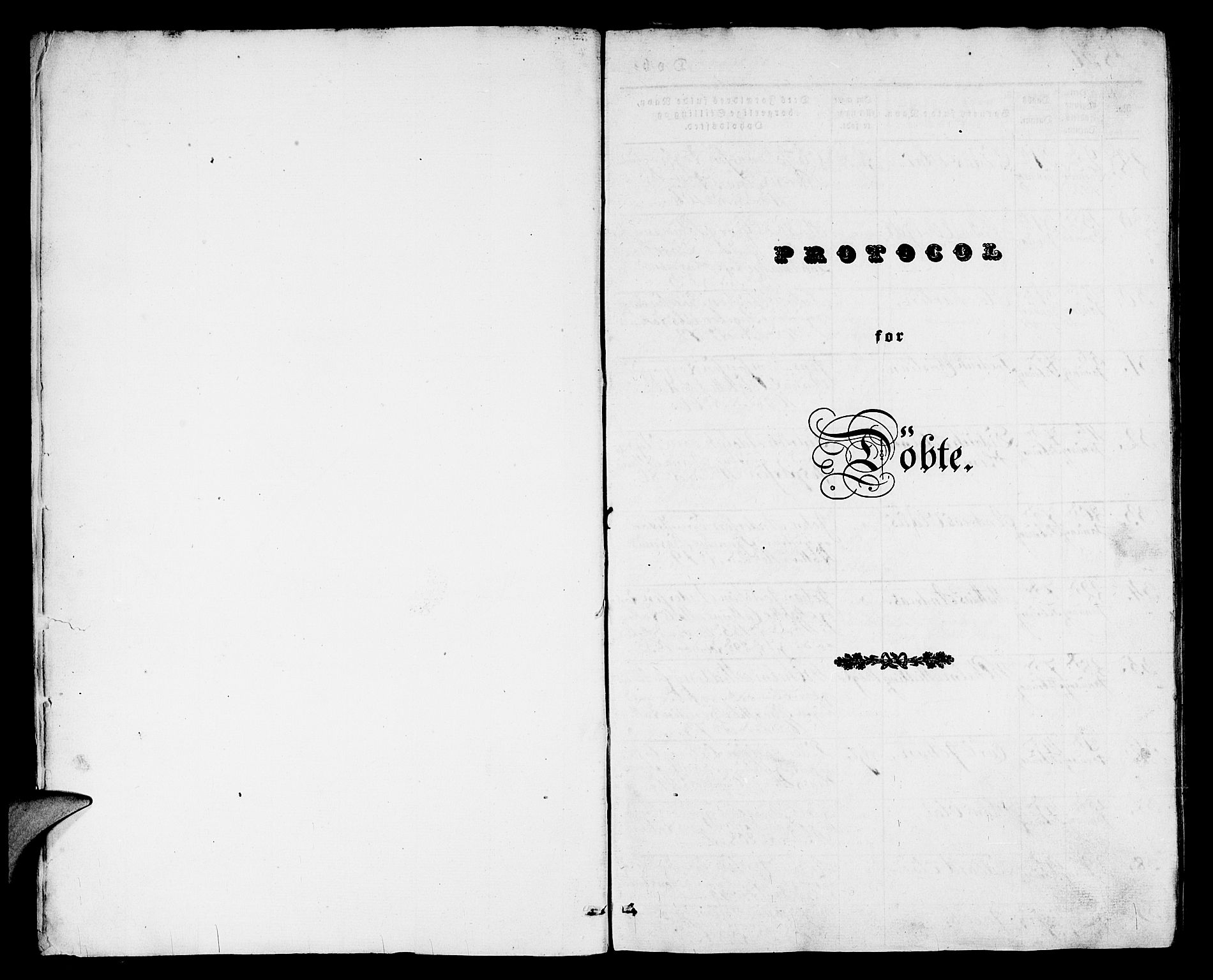 Domkirken sokneprestembete, SAB/A-74801/H/Hab/L0008: Klokkerbok nr. B 1, 1836-1841