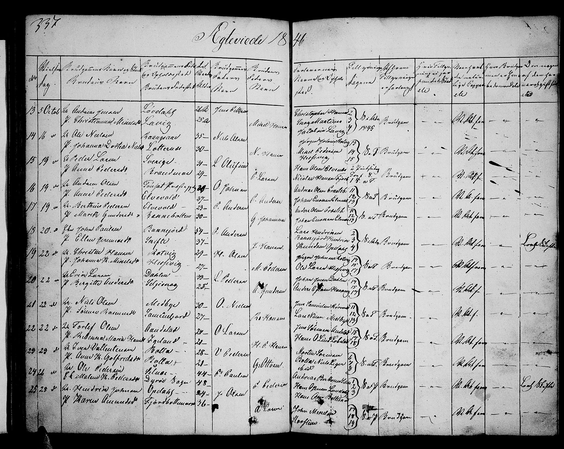 Ibestad sokneprestembete, AV/SATØ-S-0077/H/Ha/Hab/L0003klokker: Klokkerbok nr. 3, 1833-1852, s. 337