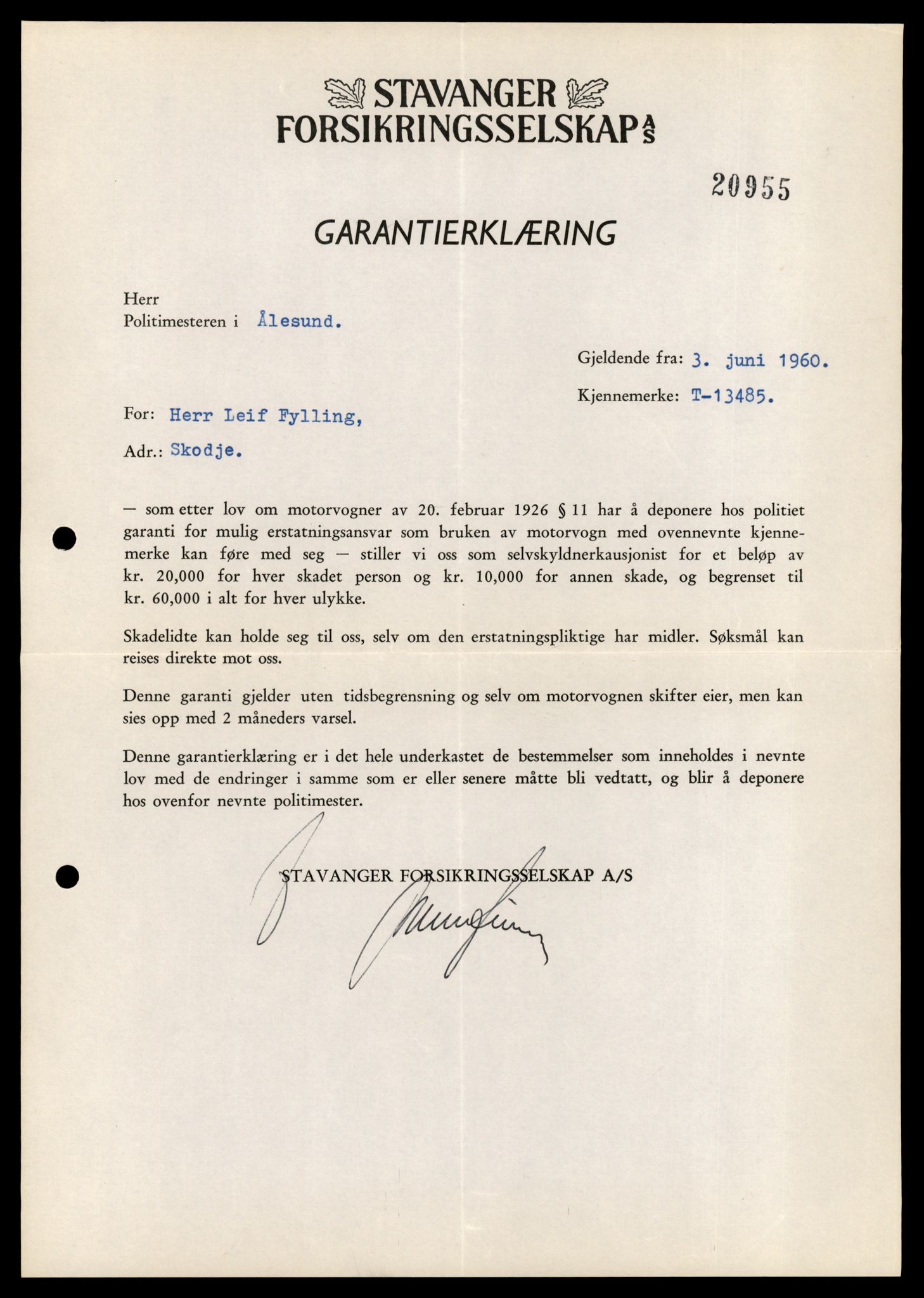 Møre og Romsdal vegkontor - Ålesund trafikkstasjon, AV/SAT-A-4099/F/Fe/L0039: Registreringskort for kjøretøy T 13361 - T 13530, 1927-1998, s. 2122