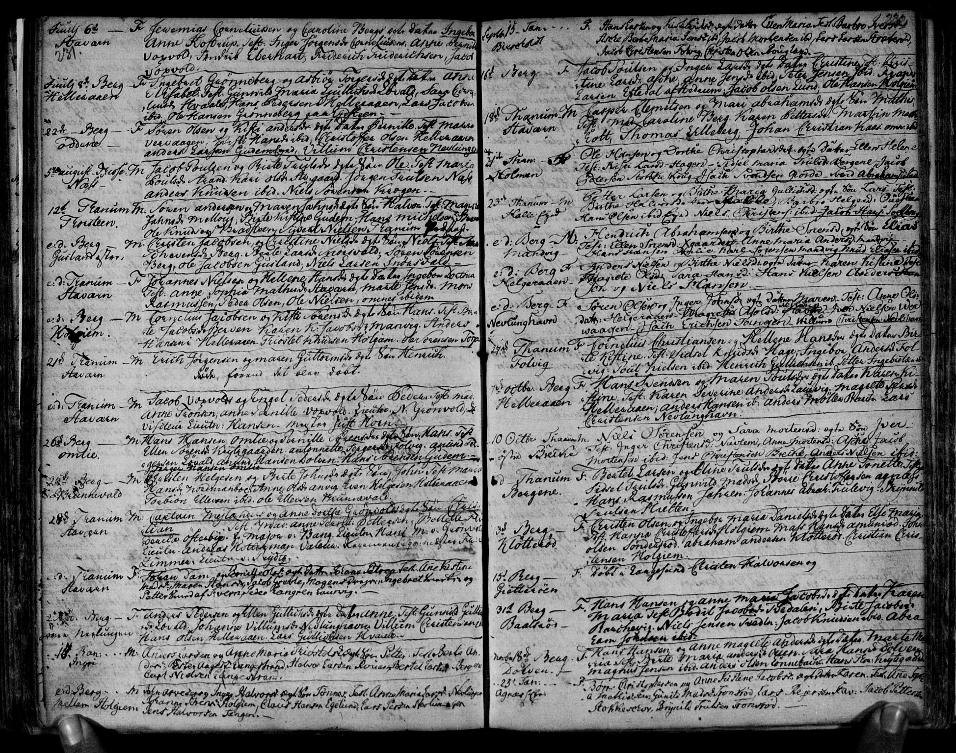Brunlanes kirkebøker, SAKO/A-342/F/Fa/L0001: Ministerialbok nr. I 1, 1766-1801, s. 231-232