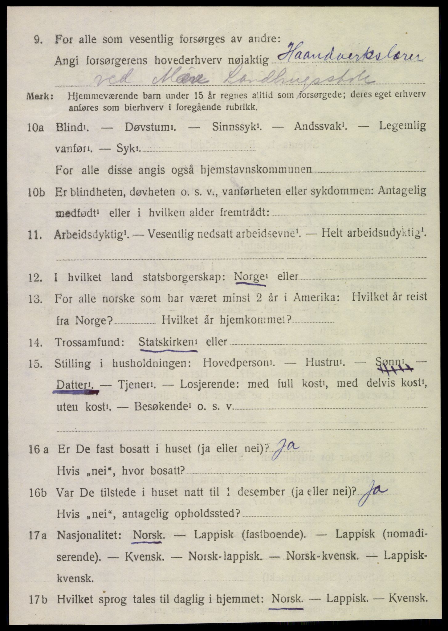 SAT, Folketelling 1920 for 1731 Sparbu herred, 1920, s. 2102
