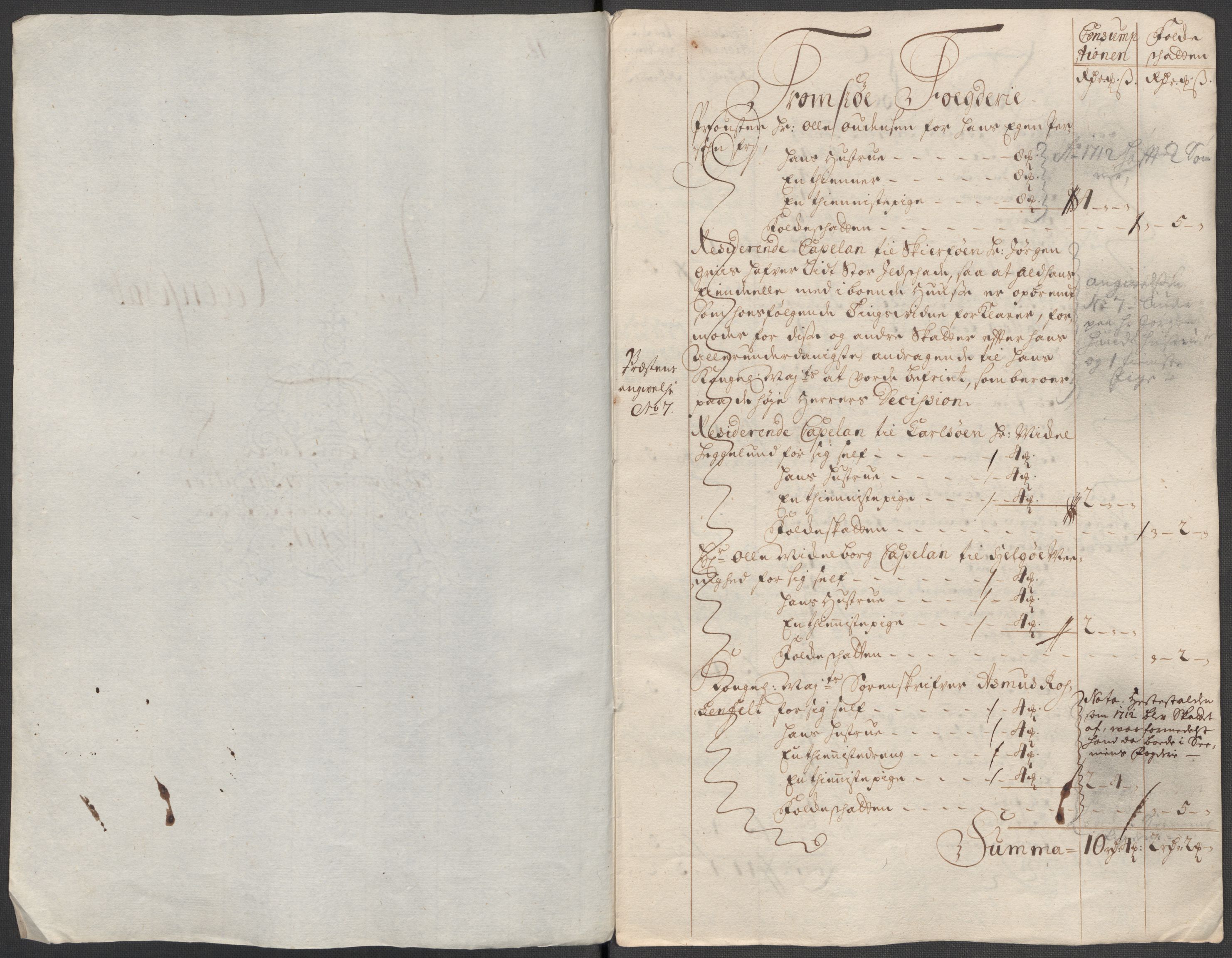 Rentekammeret inntil 1814, Reviderte regnskaper, Fogderegnskap, AV/RA-EA-4092/R68/L4759: Fogderegnskap Senja og Troms, 1713, s. 92