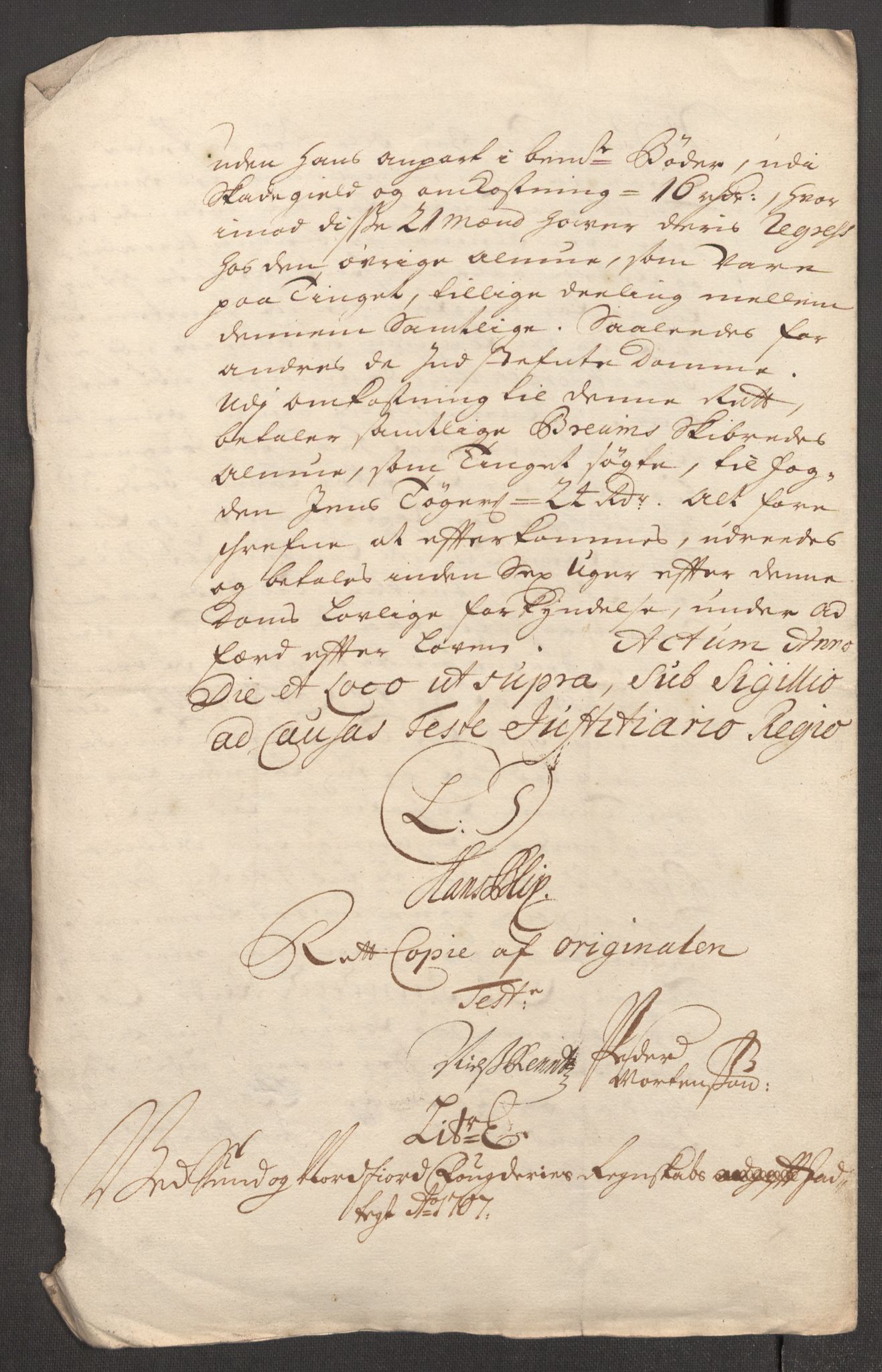 Rentekammeret inntil 1814, Reviderte regnskaper, Fogderegnskap, RA/EA-4092/R53/L3430: Fogderegnskap Sunn- og Nordfjord, 1706-1707, s. 354