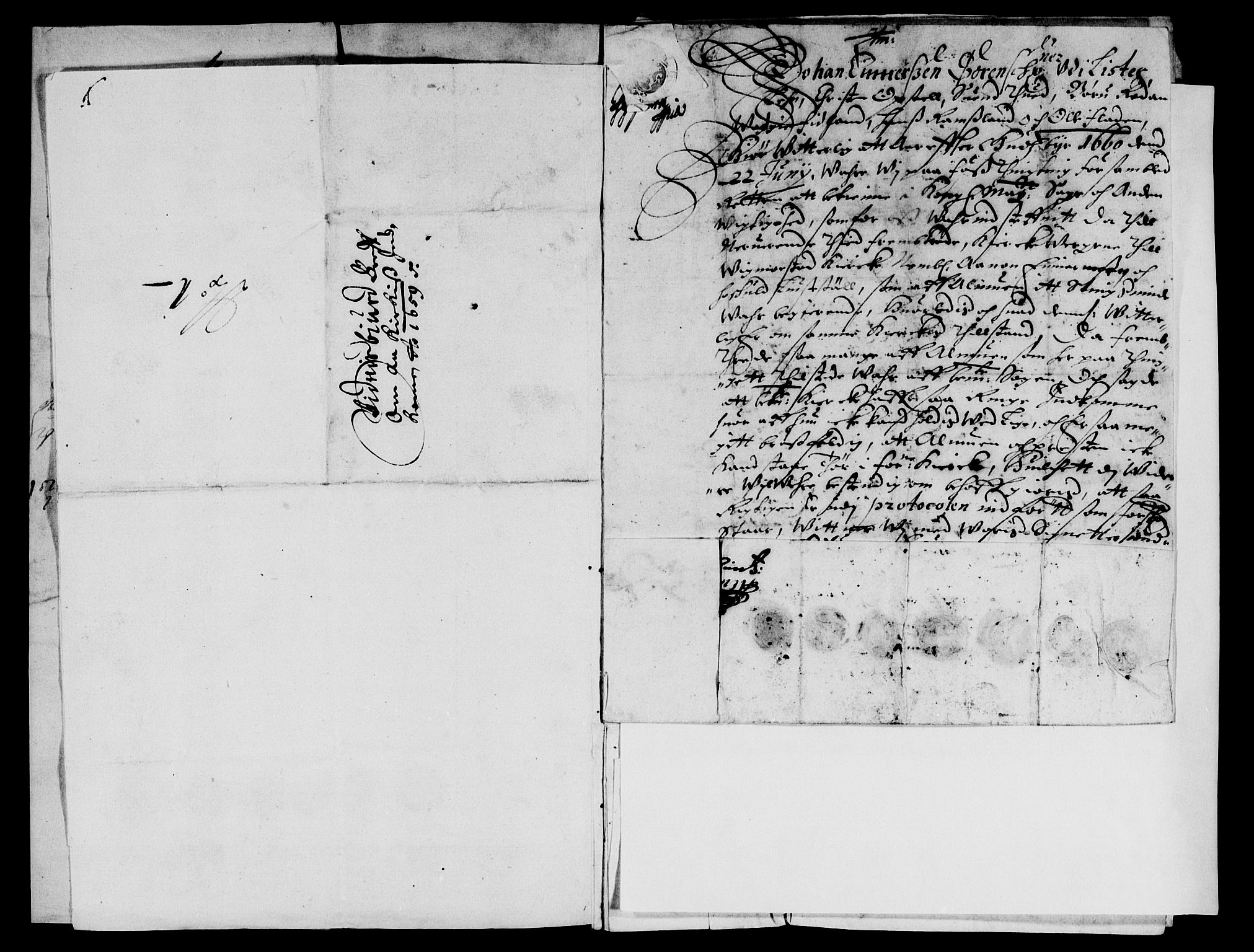 Rentekammeret inntil 1814, Reviderte regnskaper, Lensregnskaper, AV/RA-EA-5023/R/Rb/Rbr/L0022: Lista len, 1658-1660