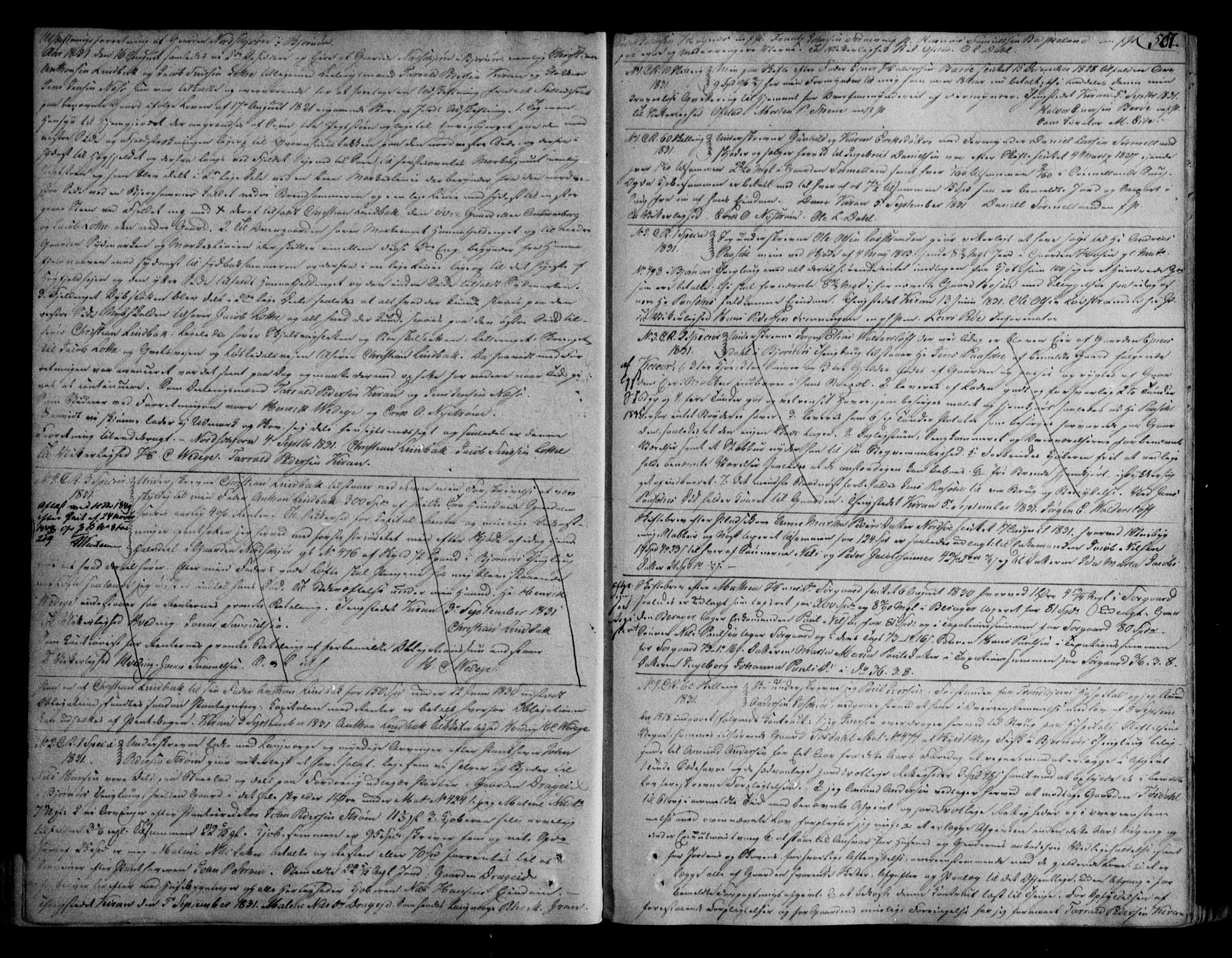 Fosen sorenskriveri, SAT/A-1107/1/2/2C/L0008: Pantebok nr. 5B, 1828-1834, s. 507