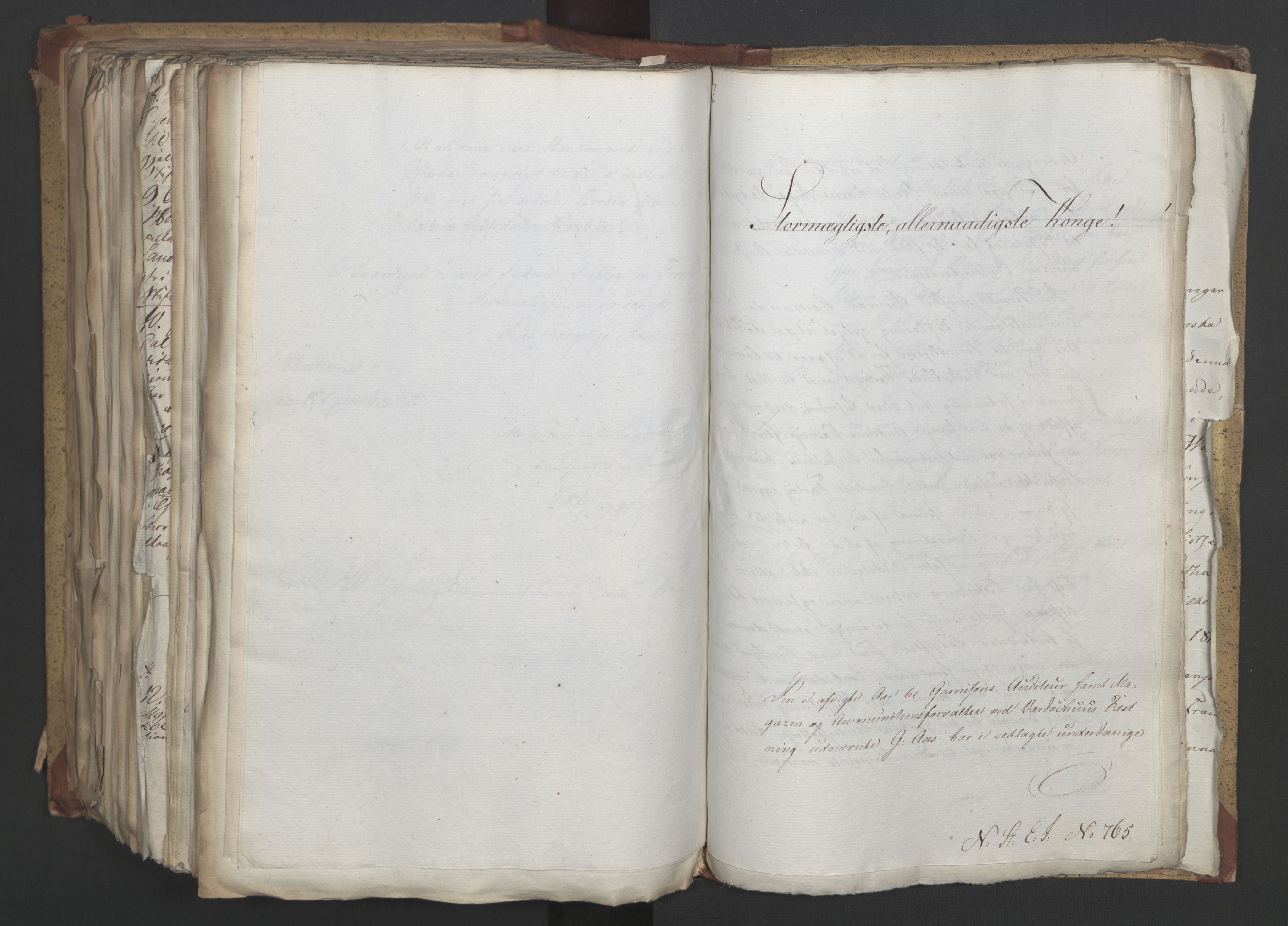 Statsrådsavdelingen i Stockholm, AV/RA-S-1003/D/Da/L0003: Regjeringsinnstillinger nr. 519-787, 1815, s. 525