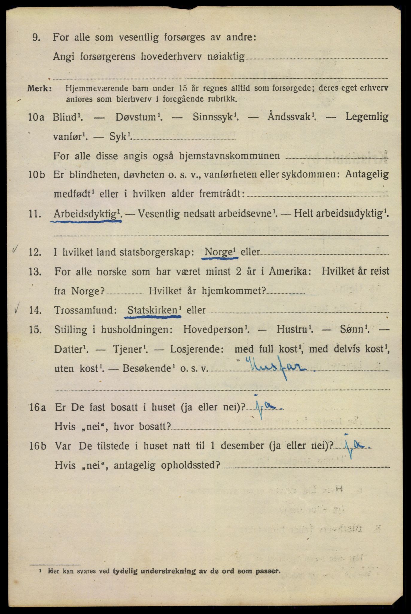 SAO, Folketelling 1920 for 0301 Kristiania kjøpstad, 1920, s. 392170