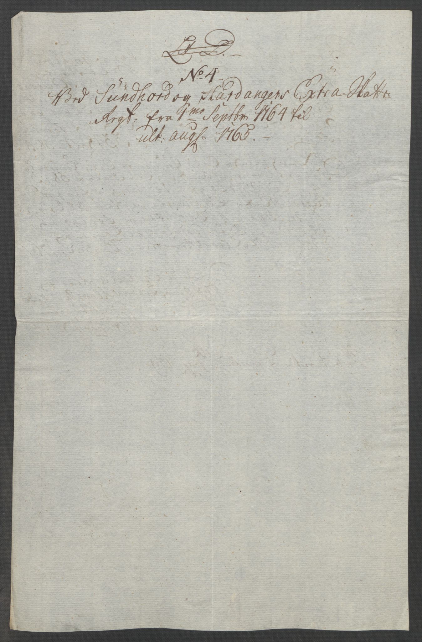 Rentekammeret inntil 1814, Reviderte regnskaper, Fogderegnskap, RA/EA-4092/R48/L3136: Ekstraskatten Sunnhordland og Hardanger, 1762-1772, s. 104