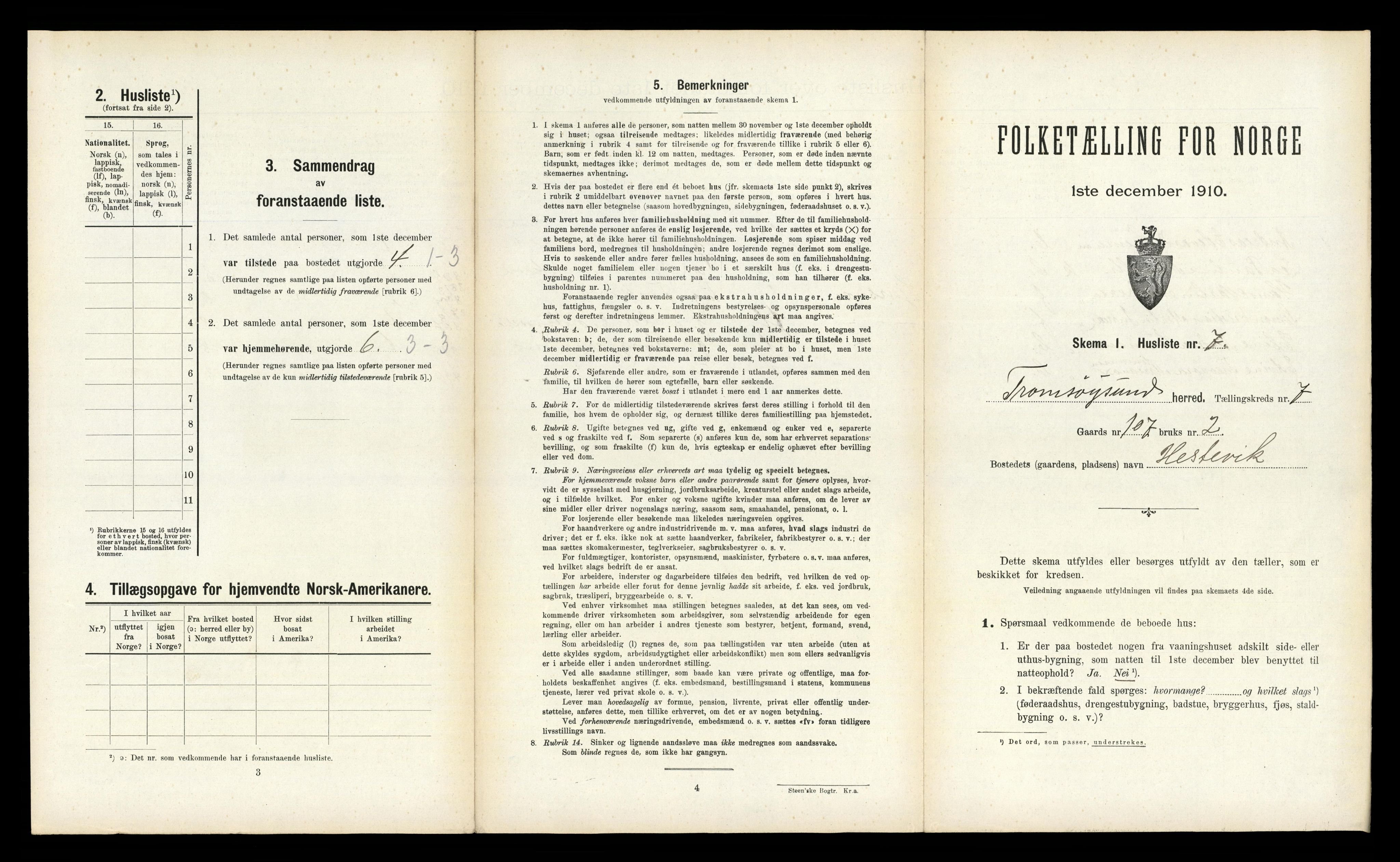 RA, Folketelling 1910 for 1934 Tromsøysund herred, 1910, s. 1337