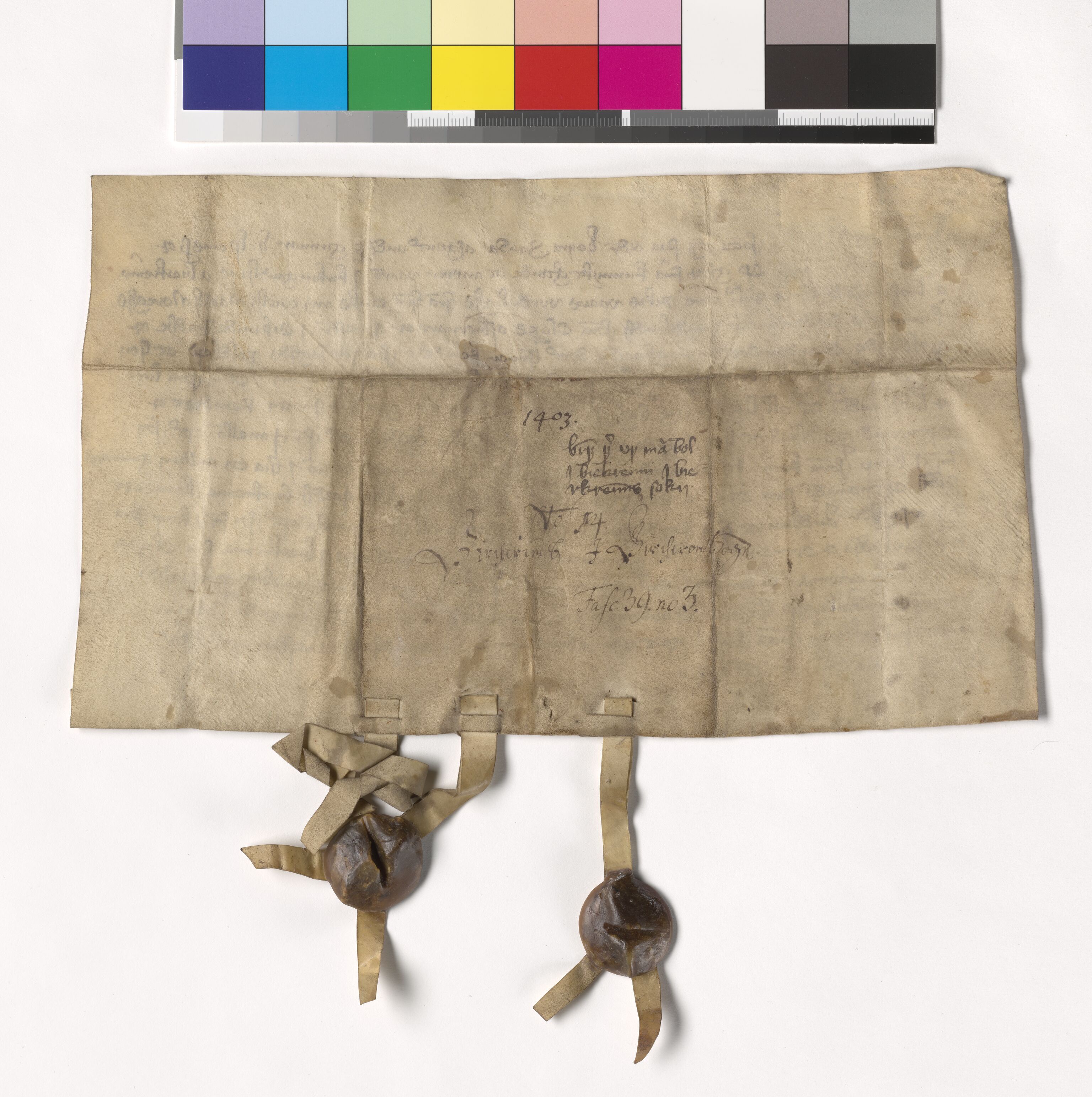 Riksarkivets diplomsamling, AV/RA-EA-5965/F05/L0120: NRA AM fasc. 39 nr. 2-7, 1402-1405, s. 6