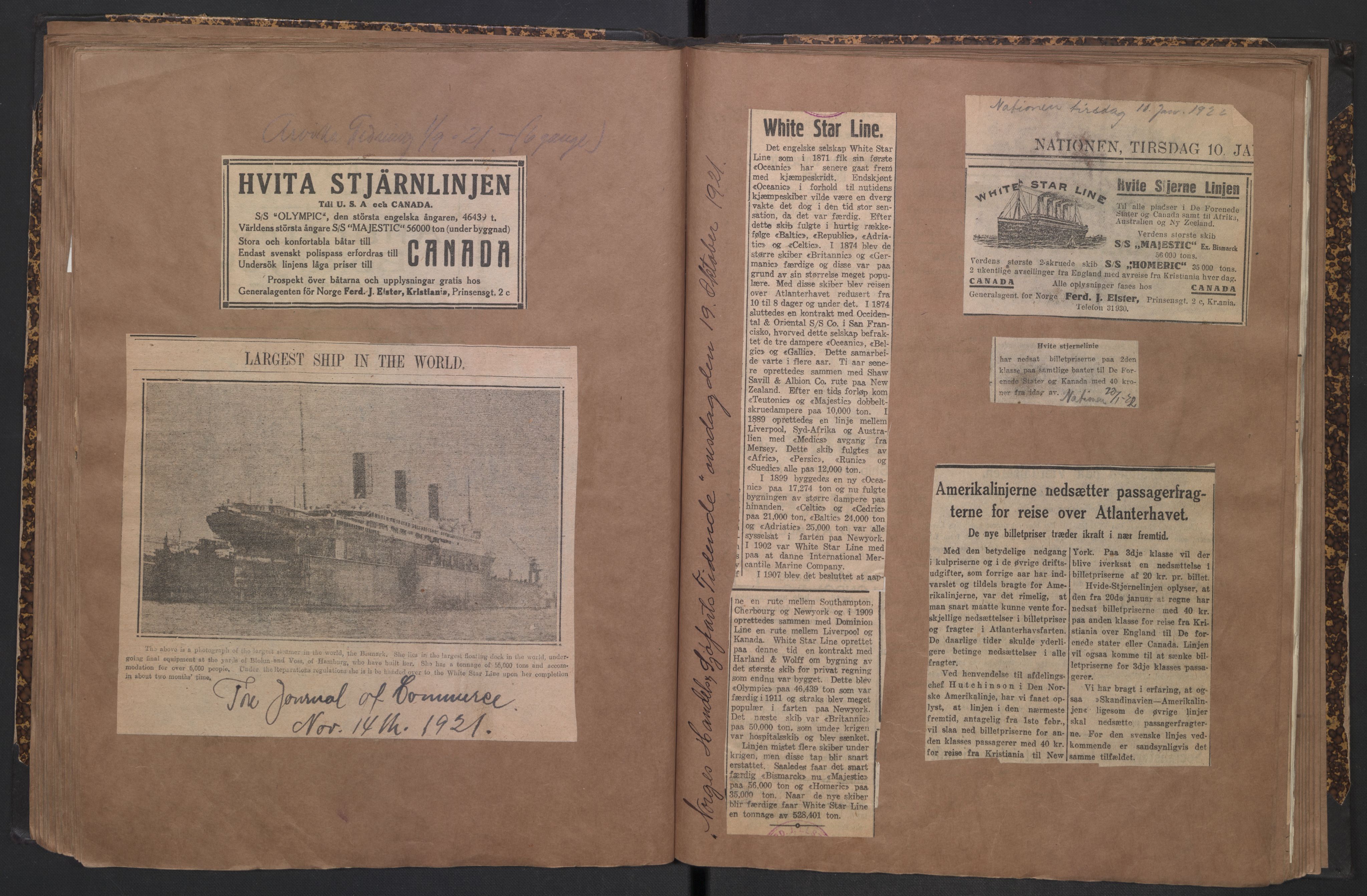 White Star-linjen, AV/SAO-PAO-0201/D/Dc/L0001: Utklippingsbok, 1909-1924, s. 67