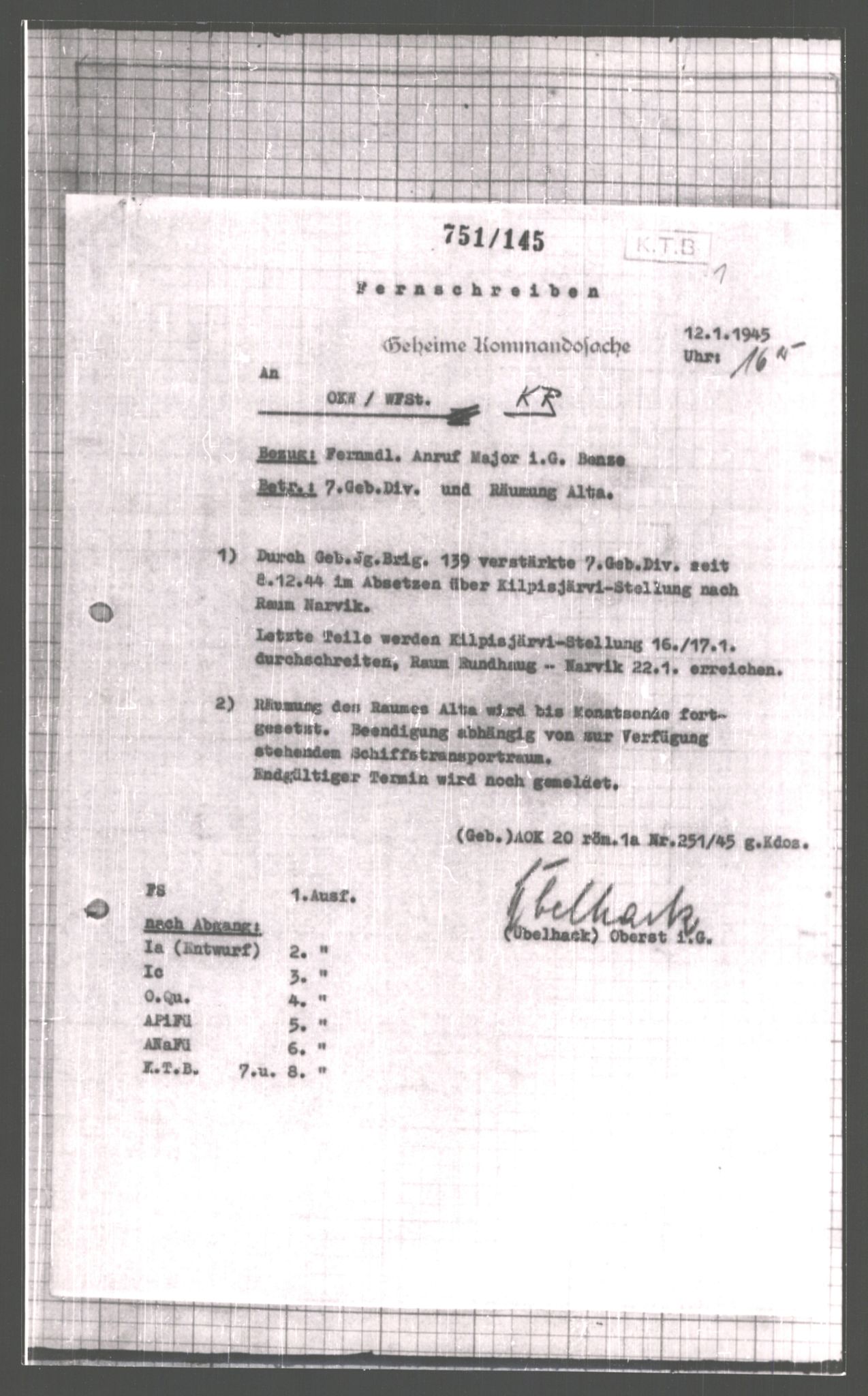 Forsvarets Overkommando. 2 kontor. Arkiv 11.4. Spredte tyske arkivsaker, AV/RA-RAFA-7031/D/Dar/Dara/L0006: Krigsdagbøker for 20. Gebirgs-Armee-Oberkommando (AOK 20), 1945, s. 459