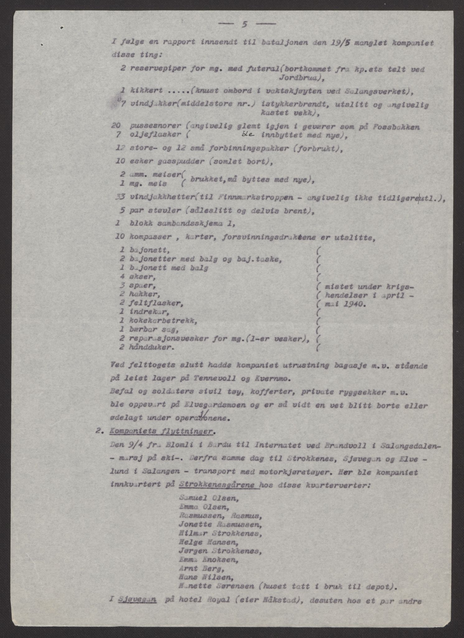 Forsvaret, Forsvarets krigshistoriske avdeling, AV/RA-RAFA-2017/Y/Yb/L0147: II-C-11-622  -  6. Divisjon, 1940, s. 179