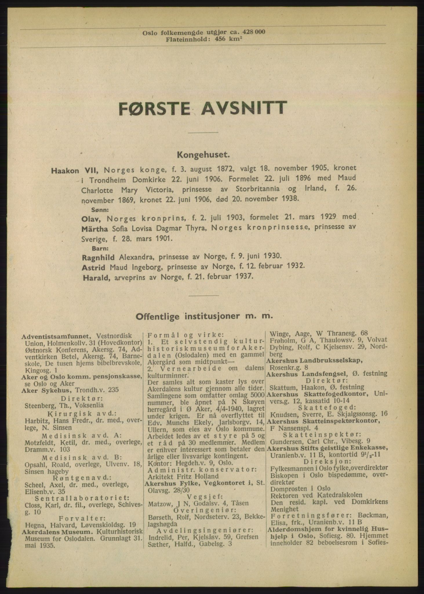 Kristiania/Oslo adressebok, PUBL/-, 1950, s. 1