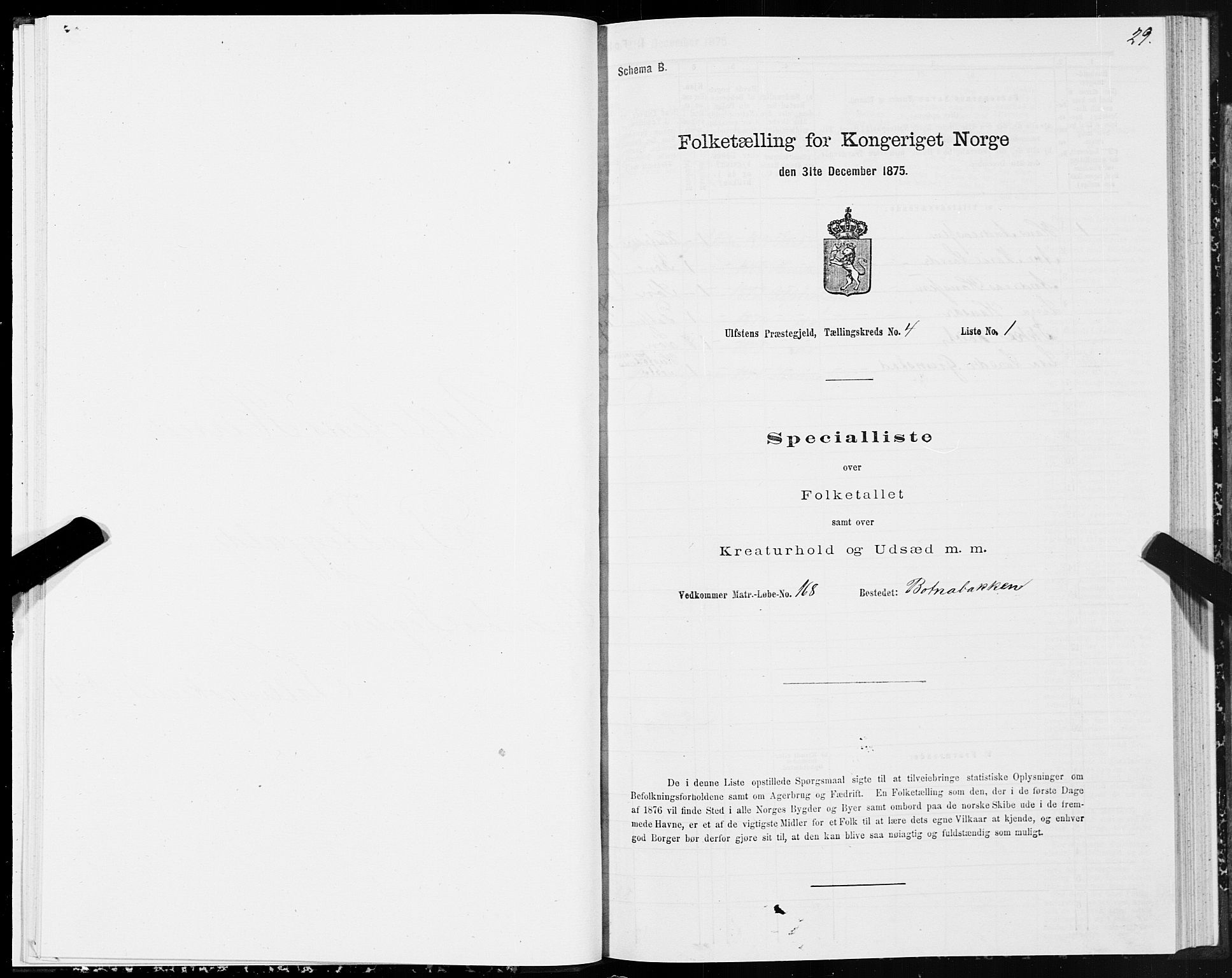 SAT, Folketelling 1875 for 1516P Ulstein prestegjeld, 1875, s. 2029